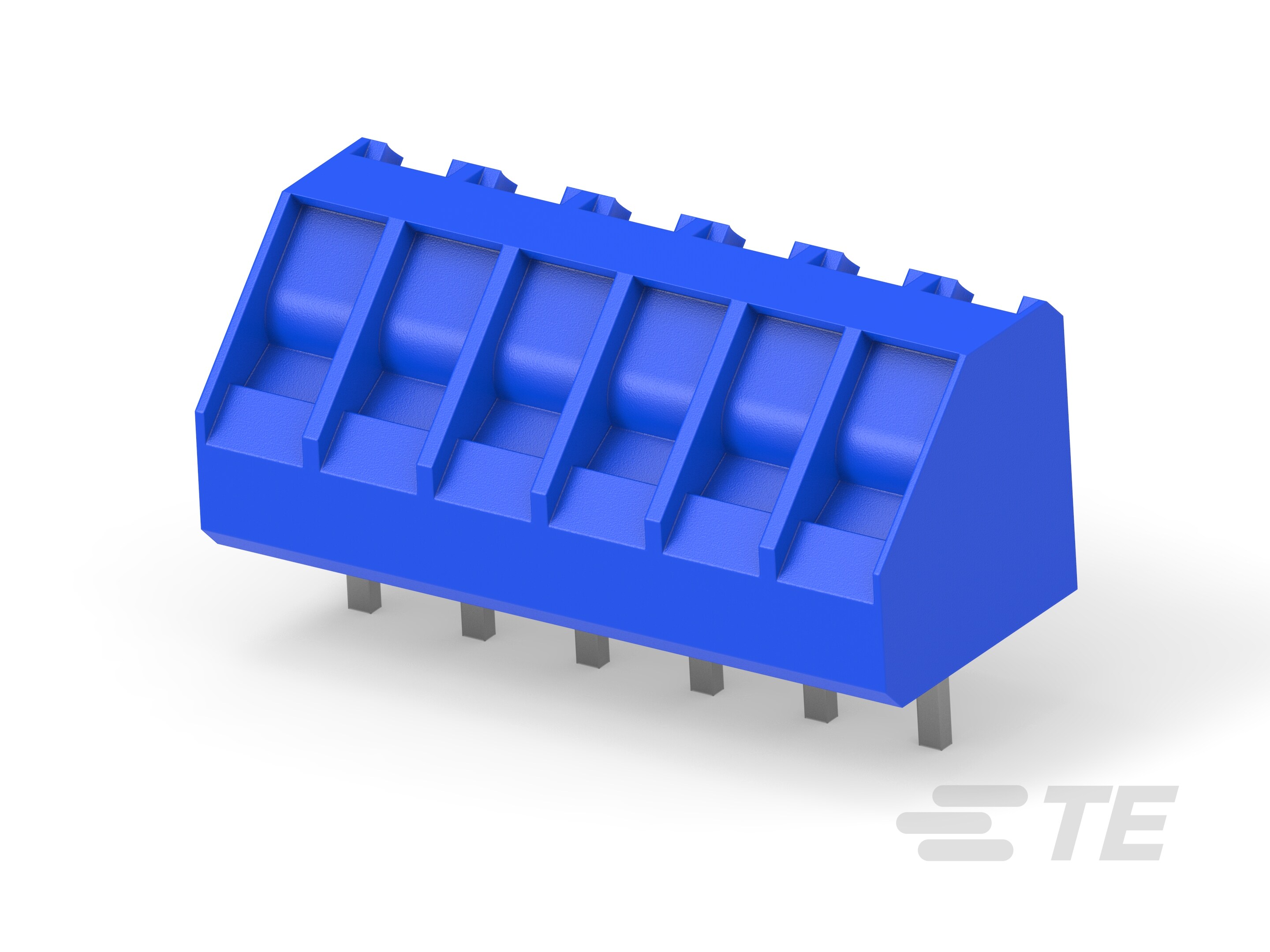 6P TB , 45deg, VT,5.0mm, Blue-1776252-6