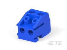 2P TB Plug,w/interlock,90deg,5mm, Blue-1776263-2