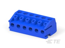 6P TB Plug,w/interlock,90deg,5mm, Blue-1776263-6