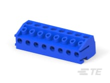 8P TB Plug,w/interlock,90deg,5mm, Blue-1776263-8