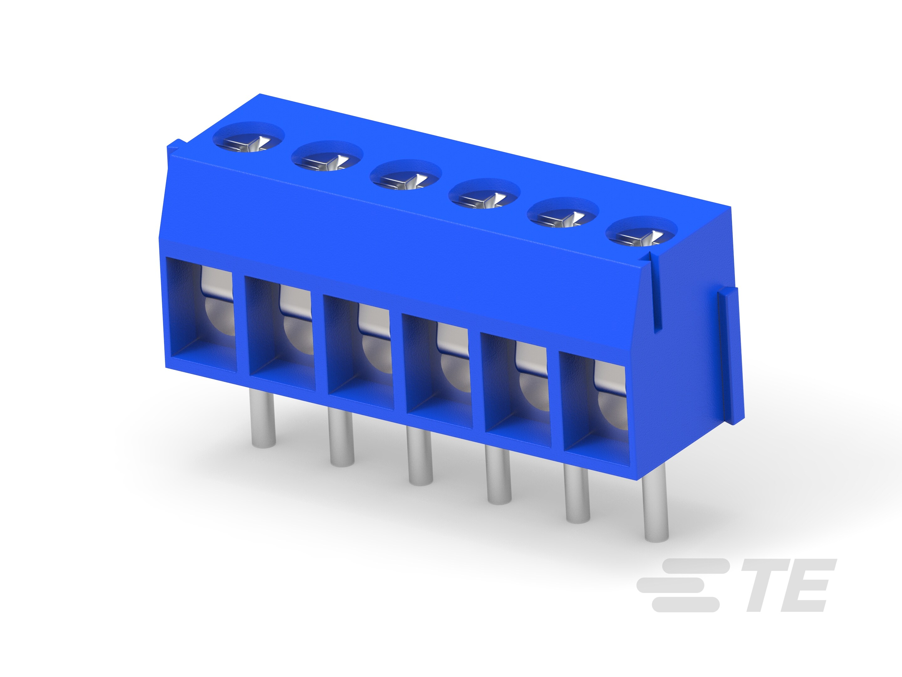 6P TB ,90deg,VT,3.5mm,Blue,w/interlock-1776275-6