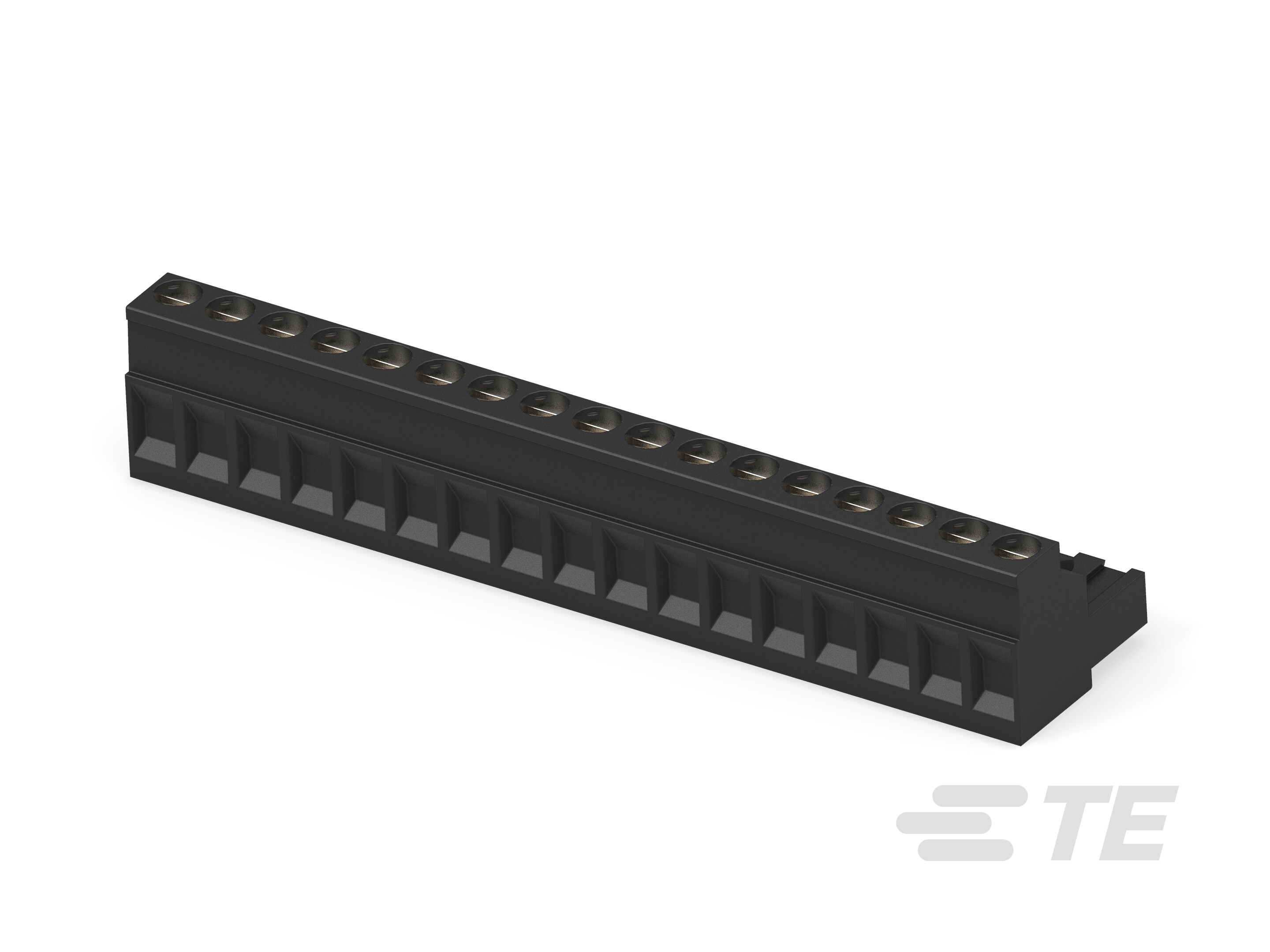 17 POS 5.0 MM R/A PLUG,TRM BLK-1-796641-7