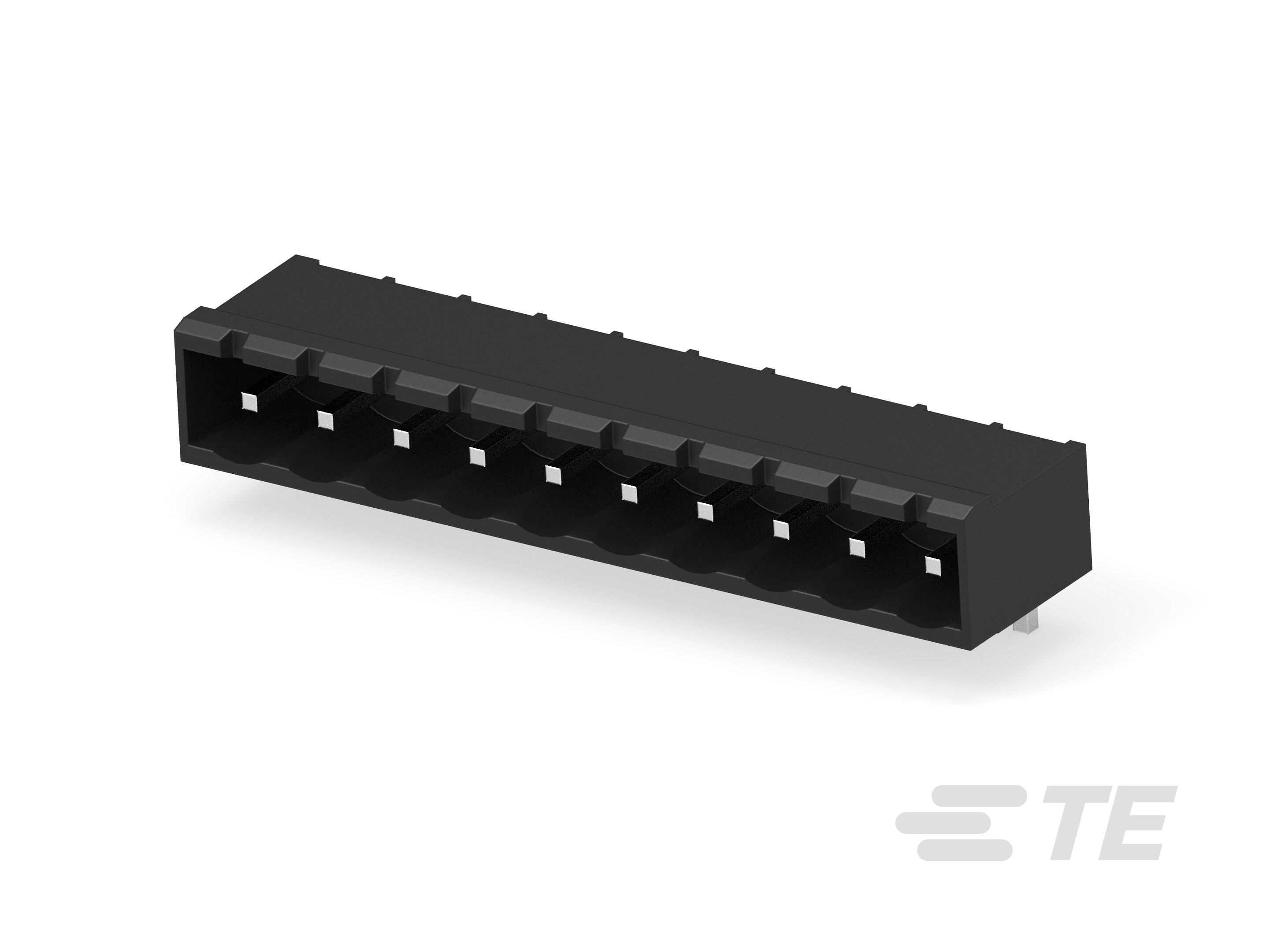 10POS 5.0MM CE R/A HDR,TRM BLK-1-796645-0