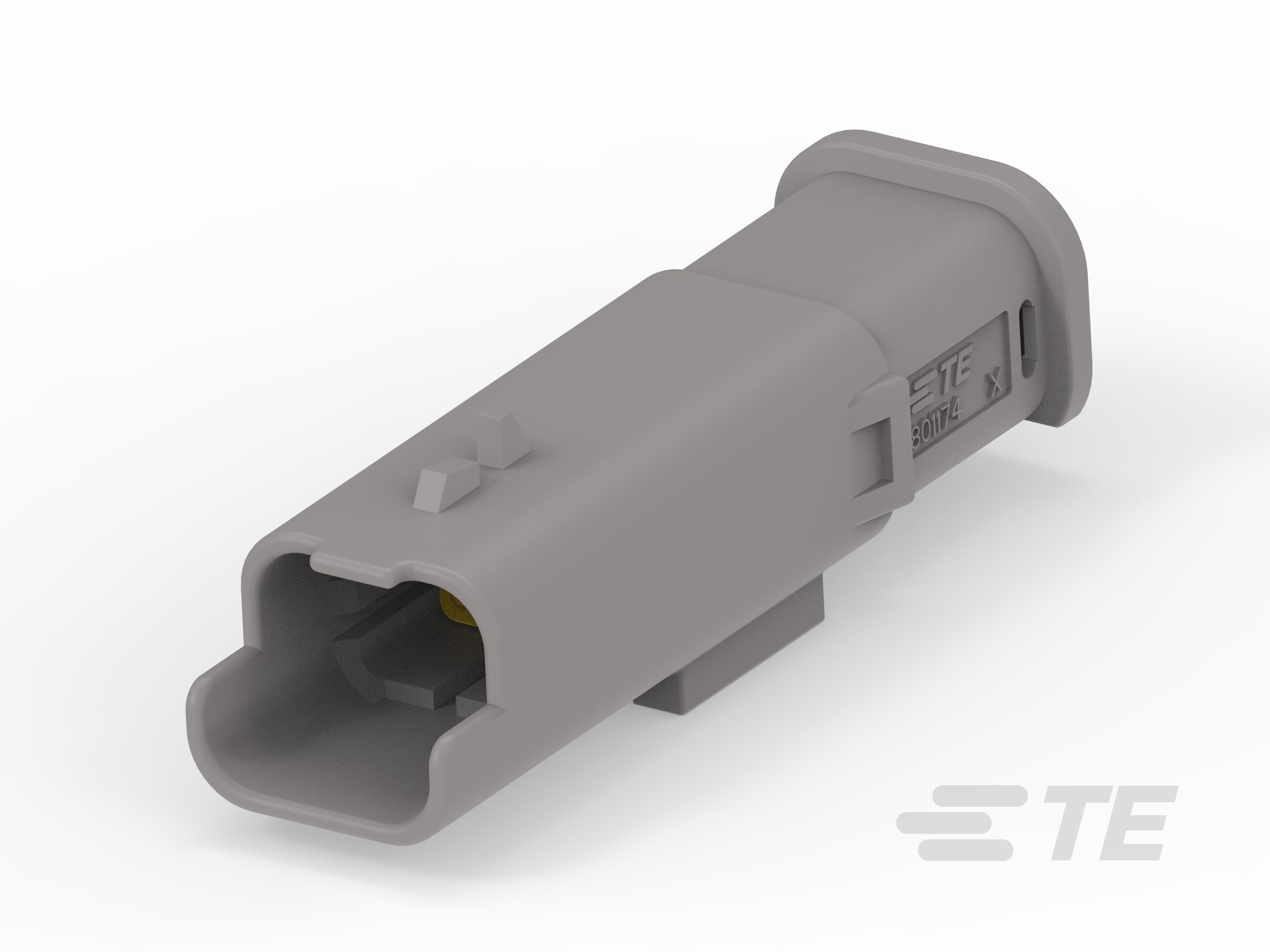 2W TAB HP CONNECTOR GREY-1801174-3