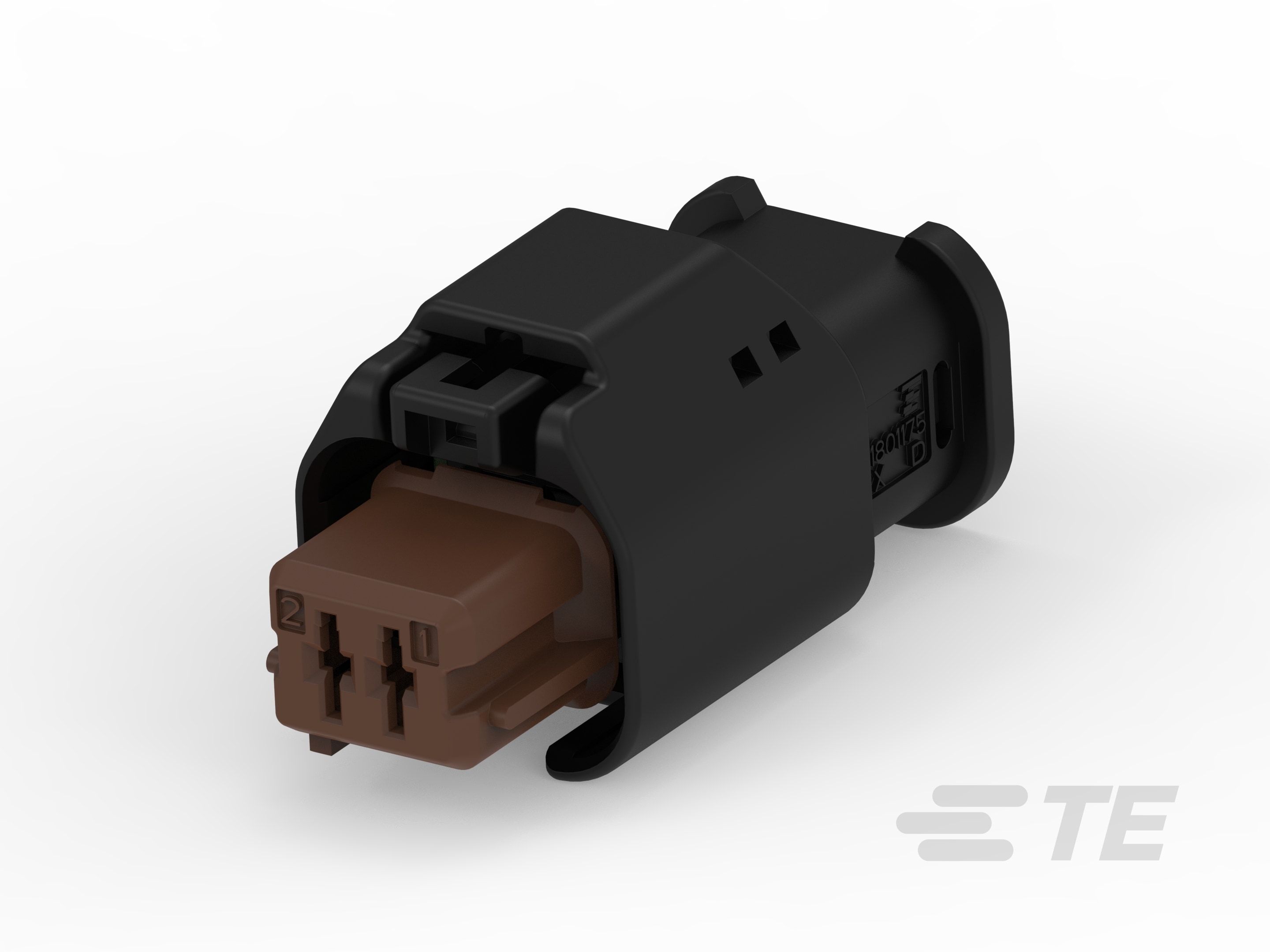 2W RECEPTACLE HP CONNECTOR BROWN-1801175-6
