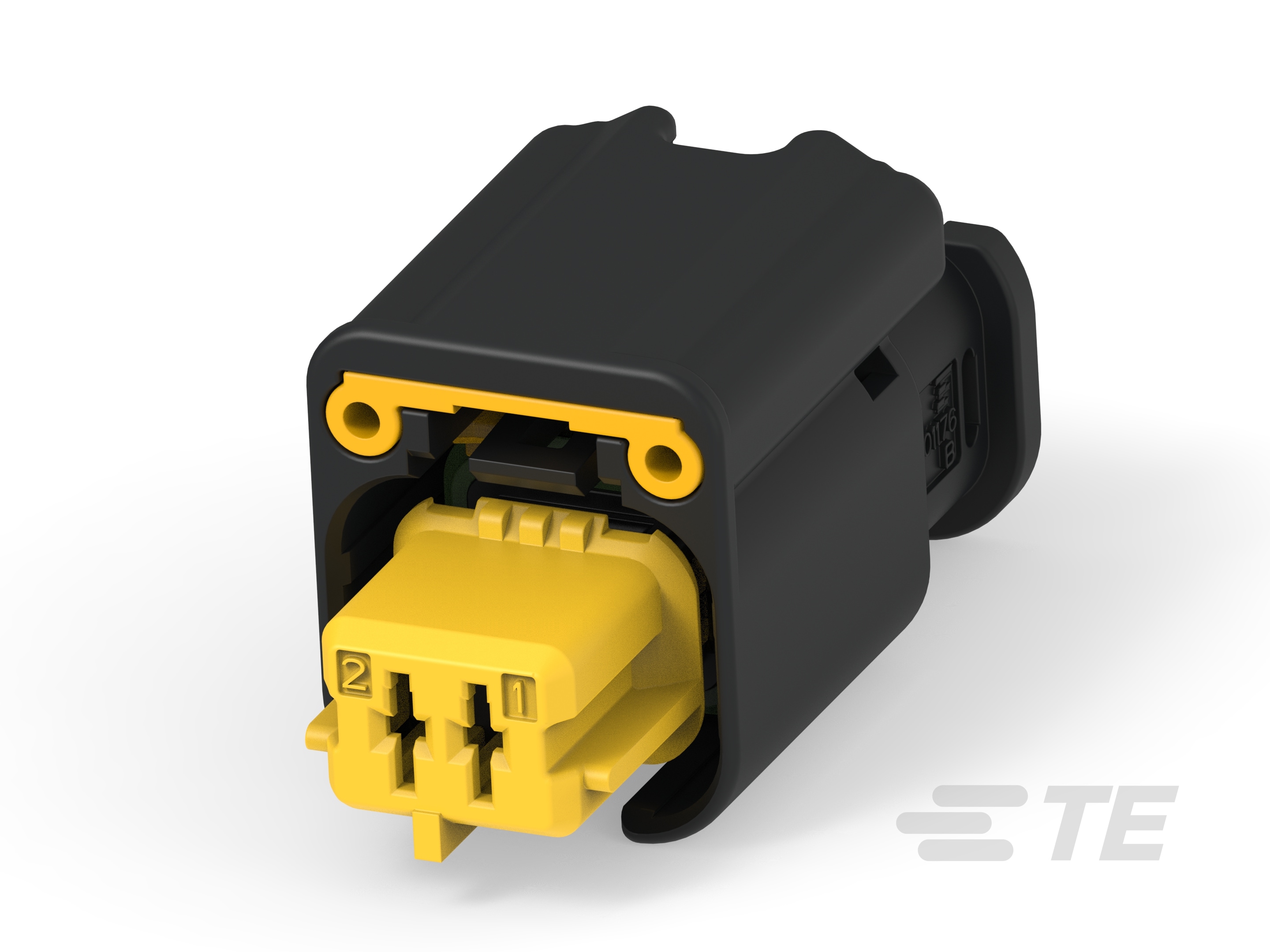 2W RECEPTACLE HPSL CONNECTOR YELLOW-1801176-4