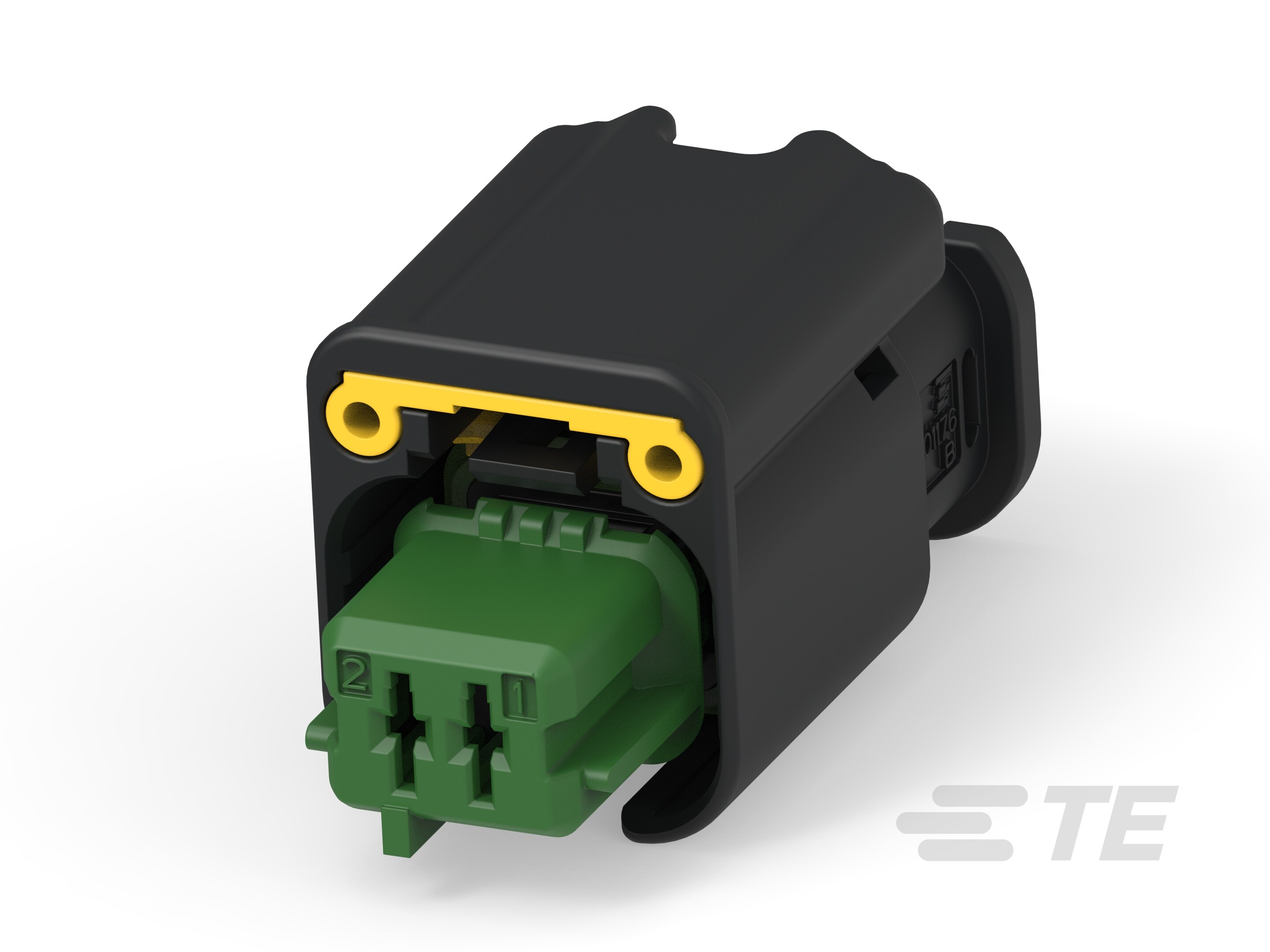 2W RECEPTACLE HPSL CONNECTOR GREEN-1801176-5