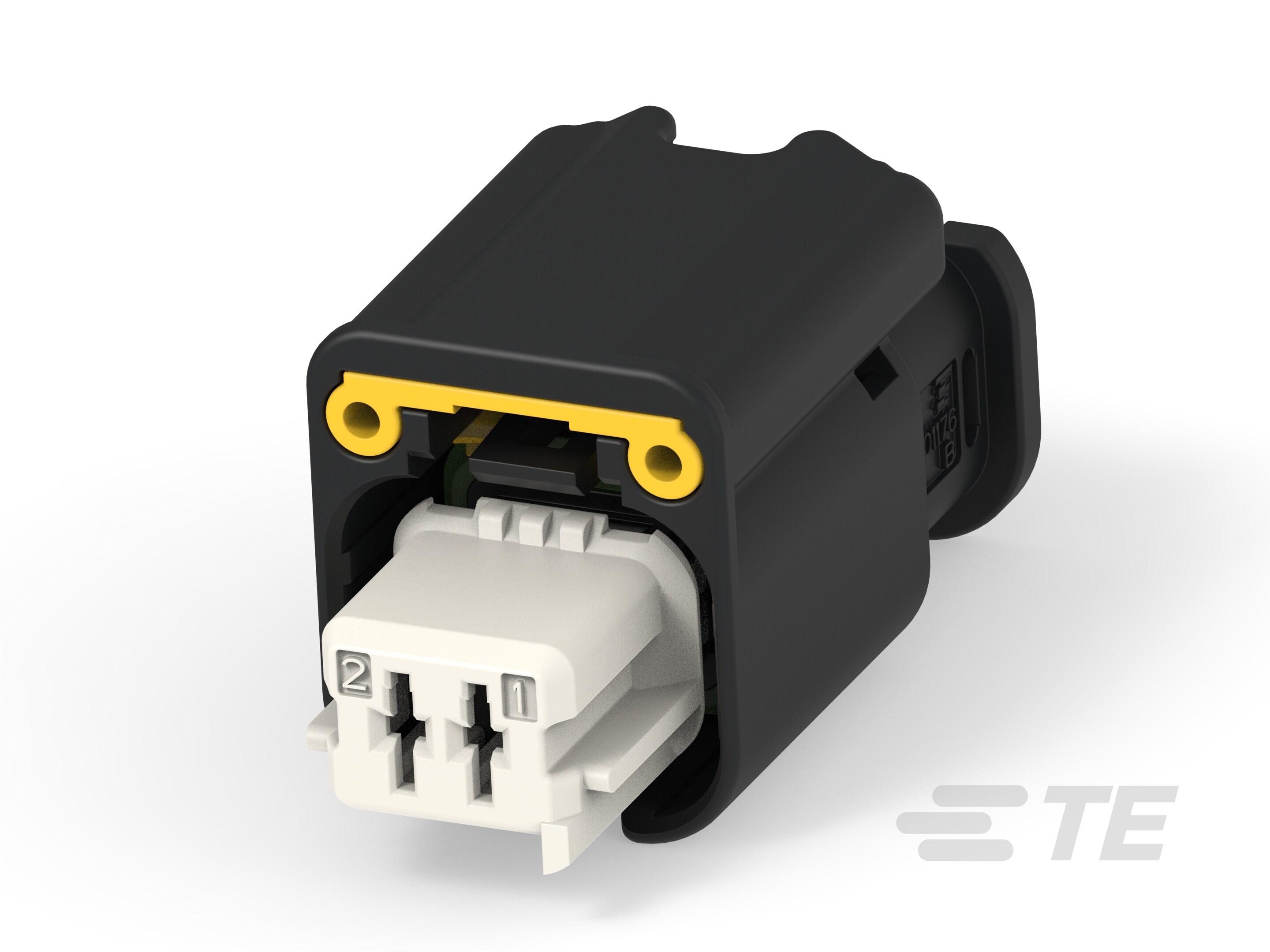 2W RECEPTACLE HPSL CONNECTOR WHITE-1801176-7