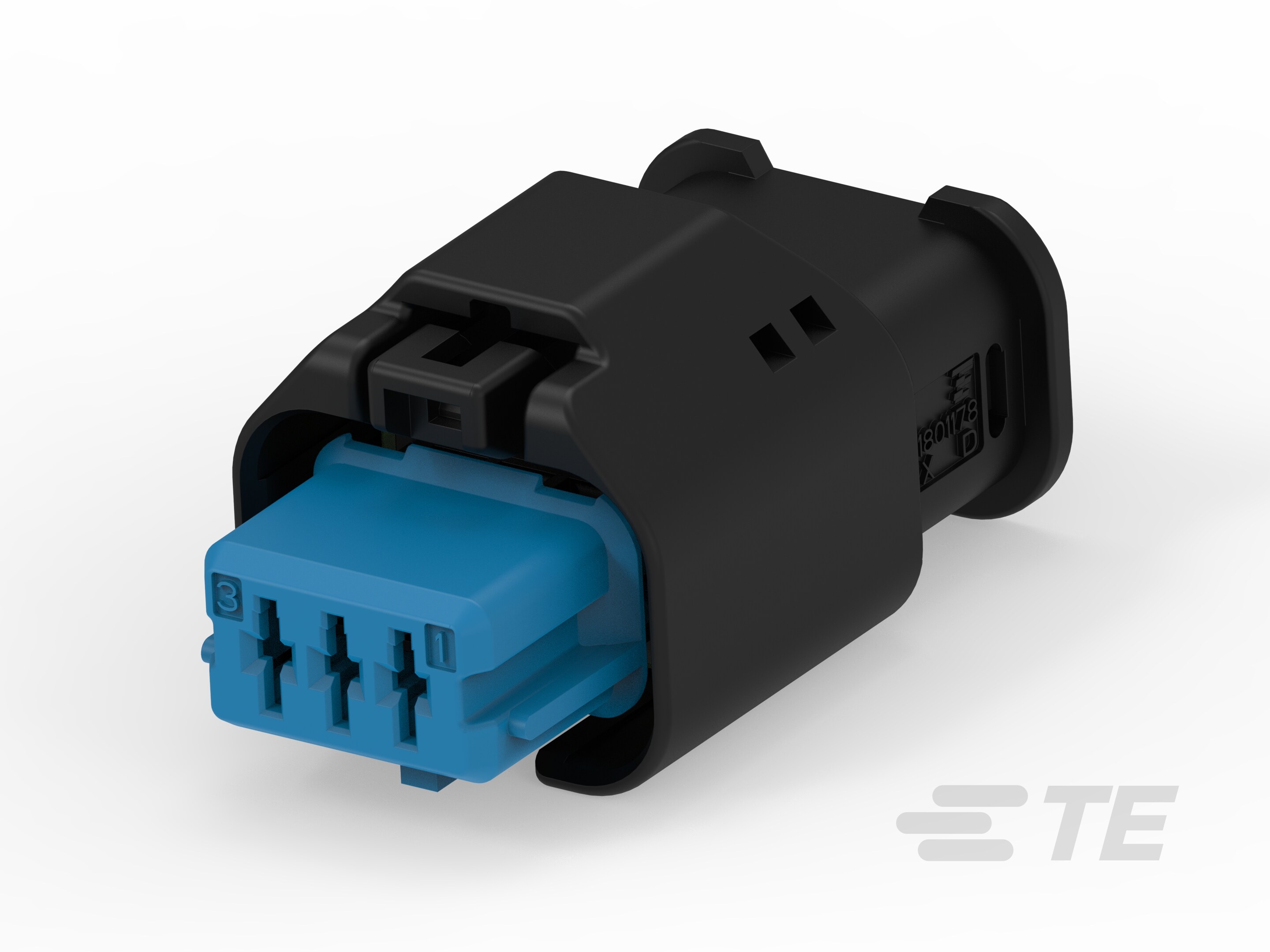 3W RECEPTACLE HP CONNECTOR BLUE-1801178-2
