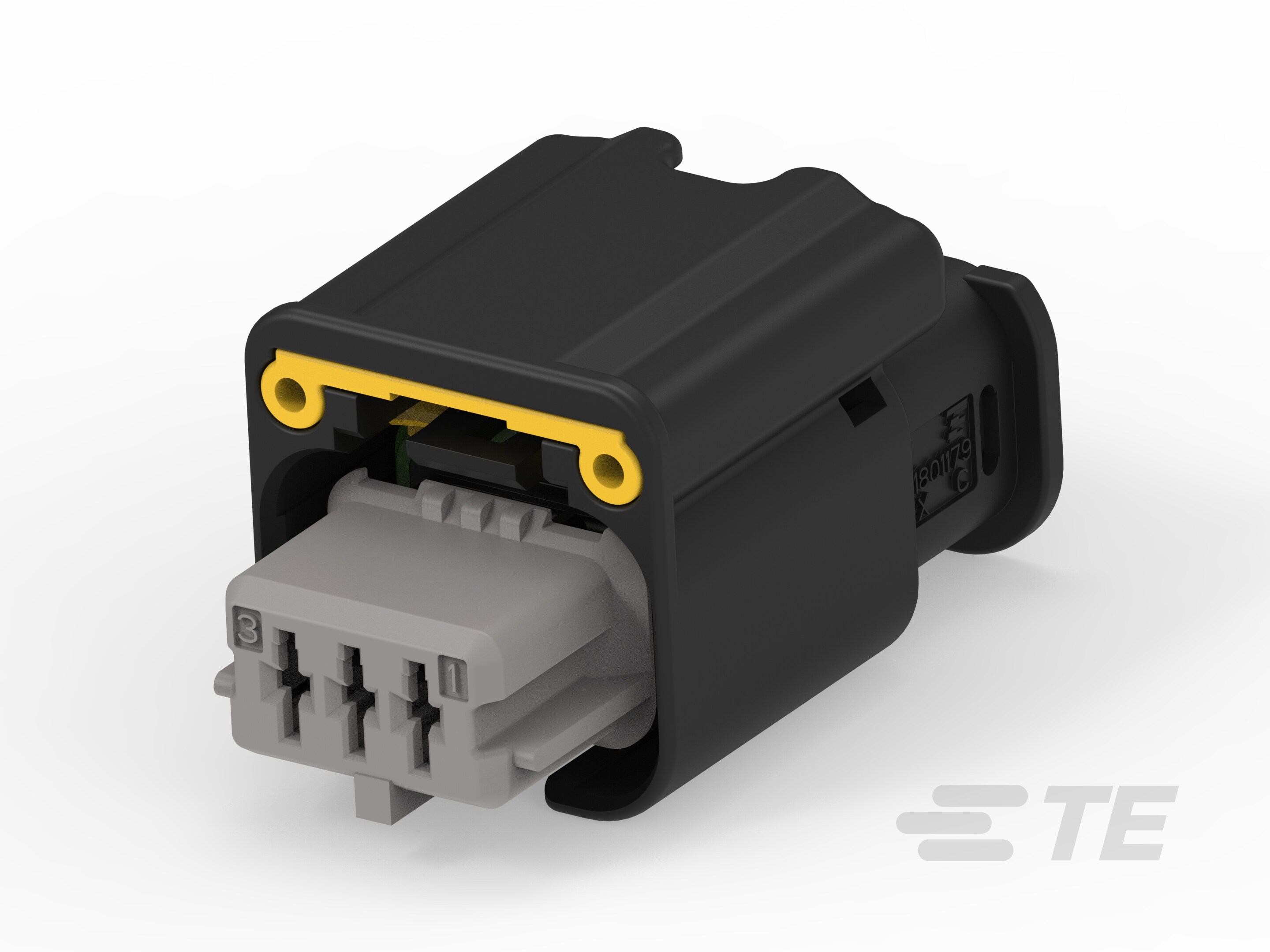 3W RECEPTACLE HPSL CONNECTOR GREY-1801179-3