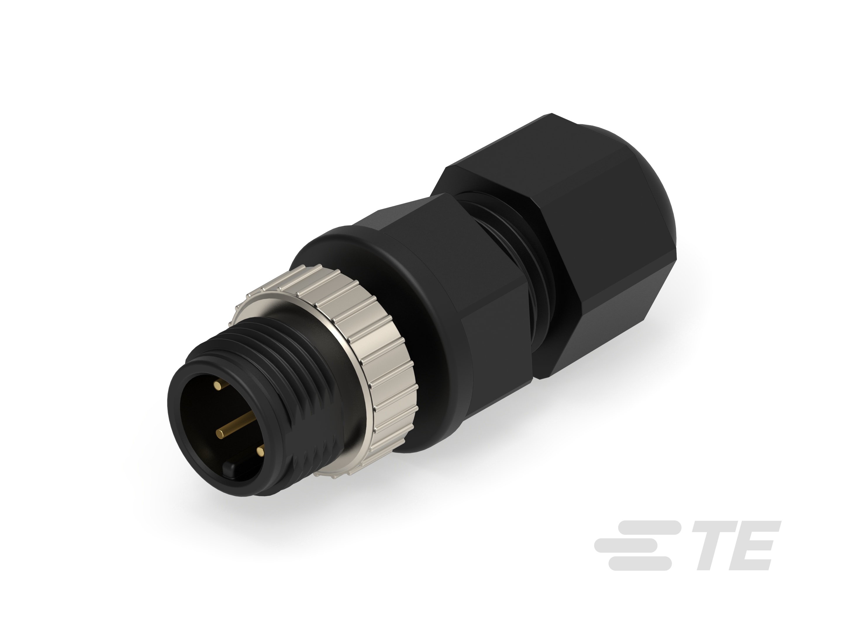 M12 Fld Ser CONN. Male Pin Sld-1838275-2