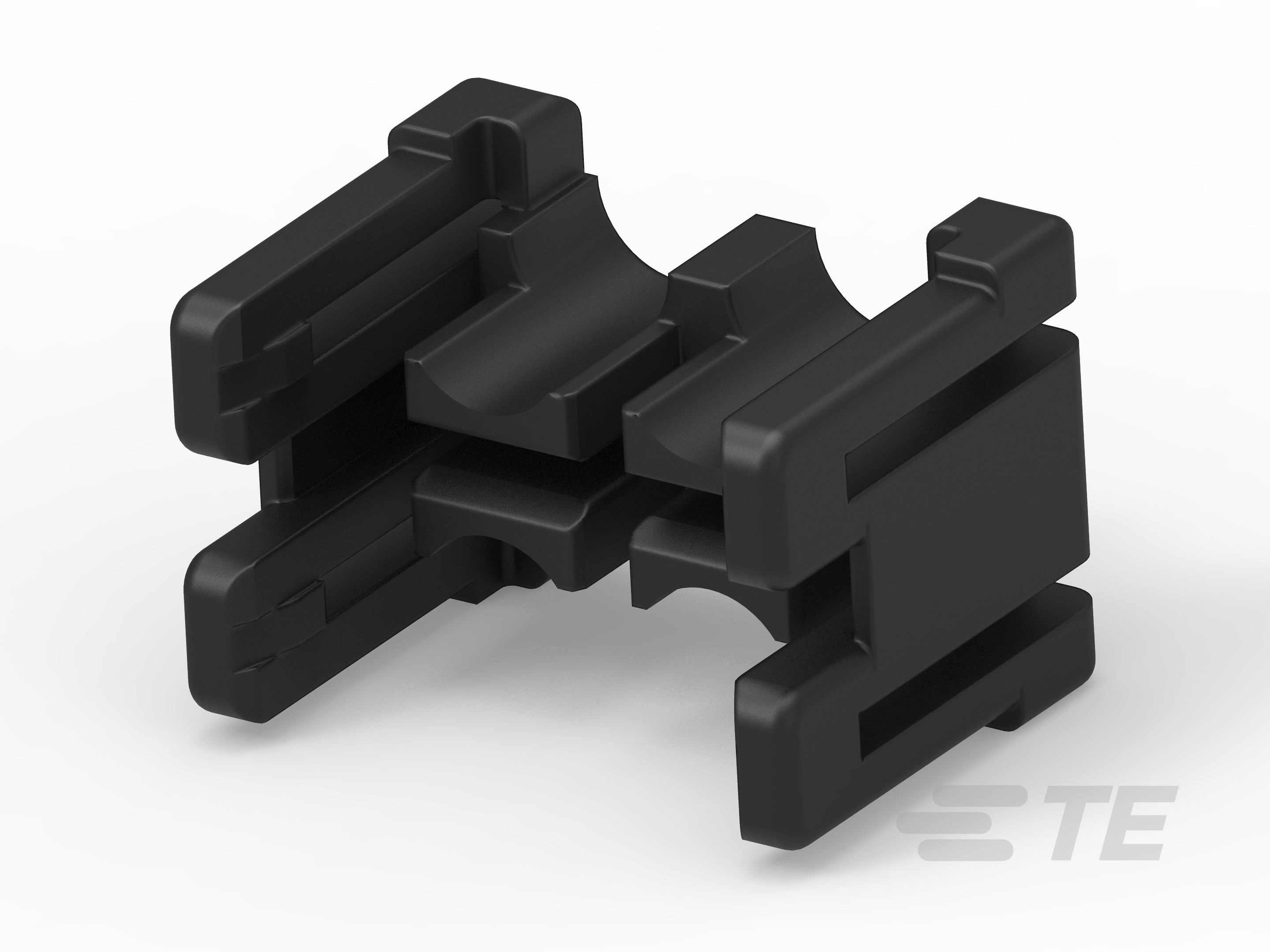 GIC 3.3 4P DBL LOCK PLATE(2-ROW,M-TYPE)-1871819-1
