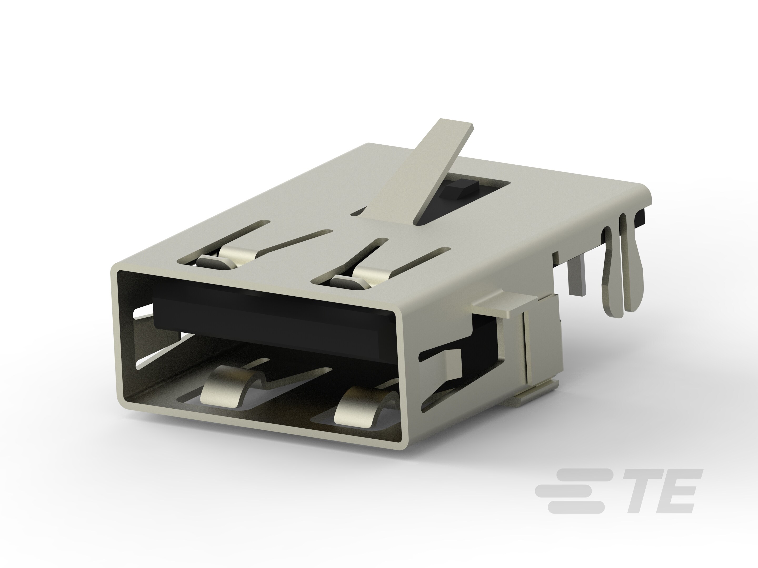 Std USB Type A, R/A, T/H-1932733-1