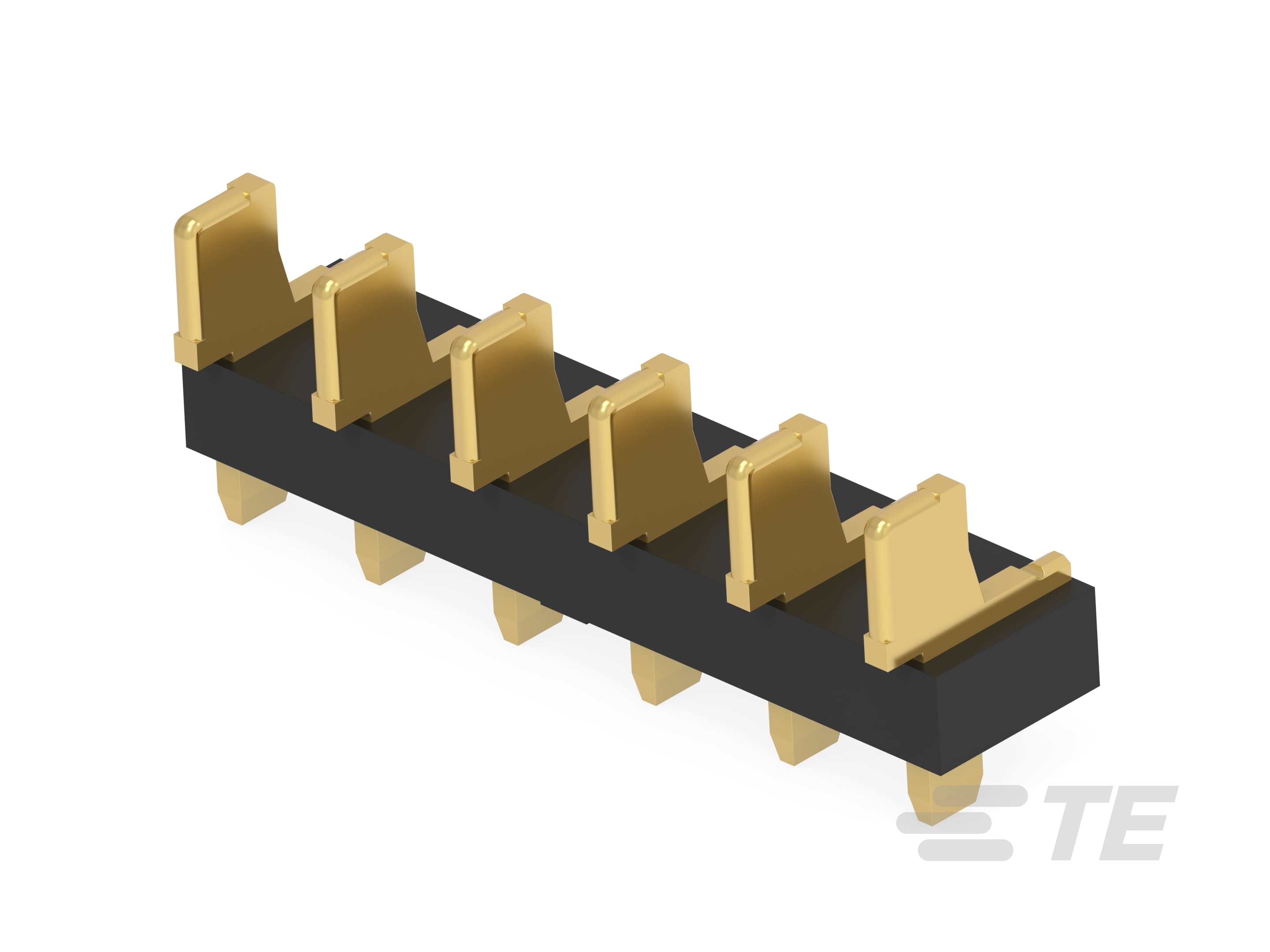 FBIS-II PLUG ASSY 6 POS, 1.27um Gold-1932870-2