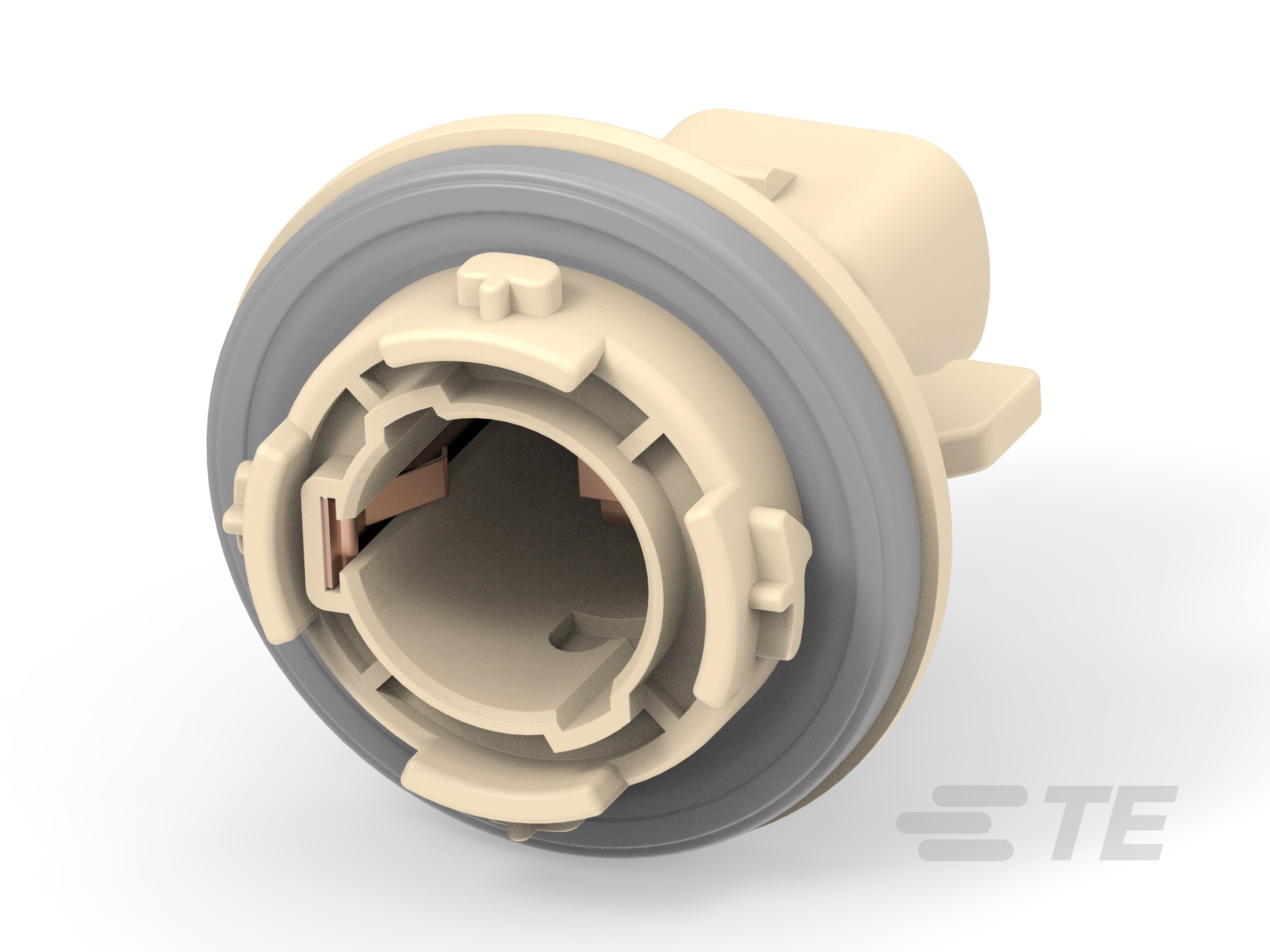 BULB 2P CAP(CLEAR) ASSY IVORY-1-936180-1