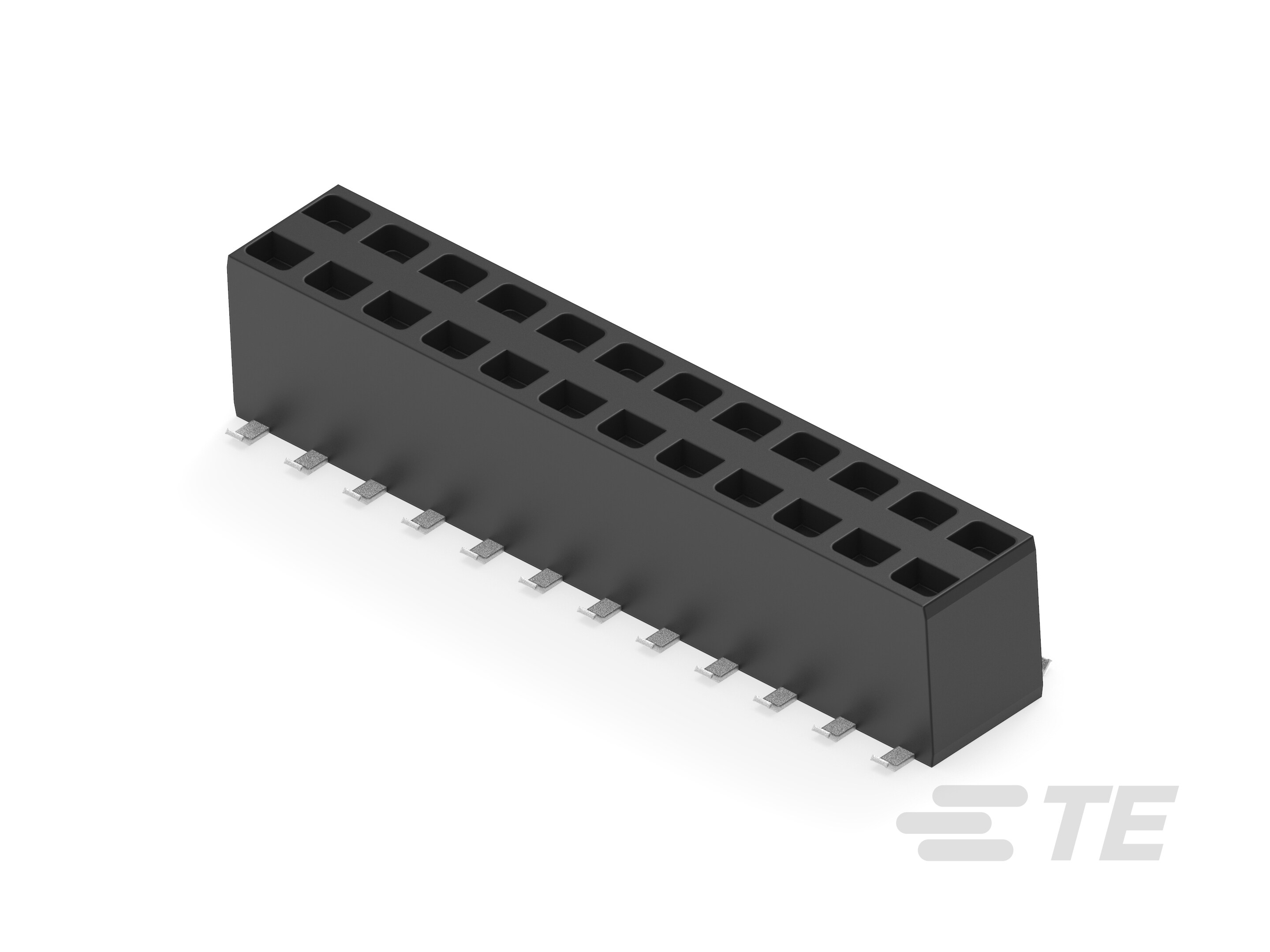 2x12P HV100 REC. CON, SMD, GOLD, BLISTER-1-969973-2