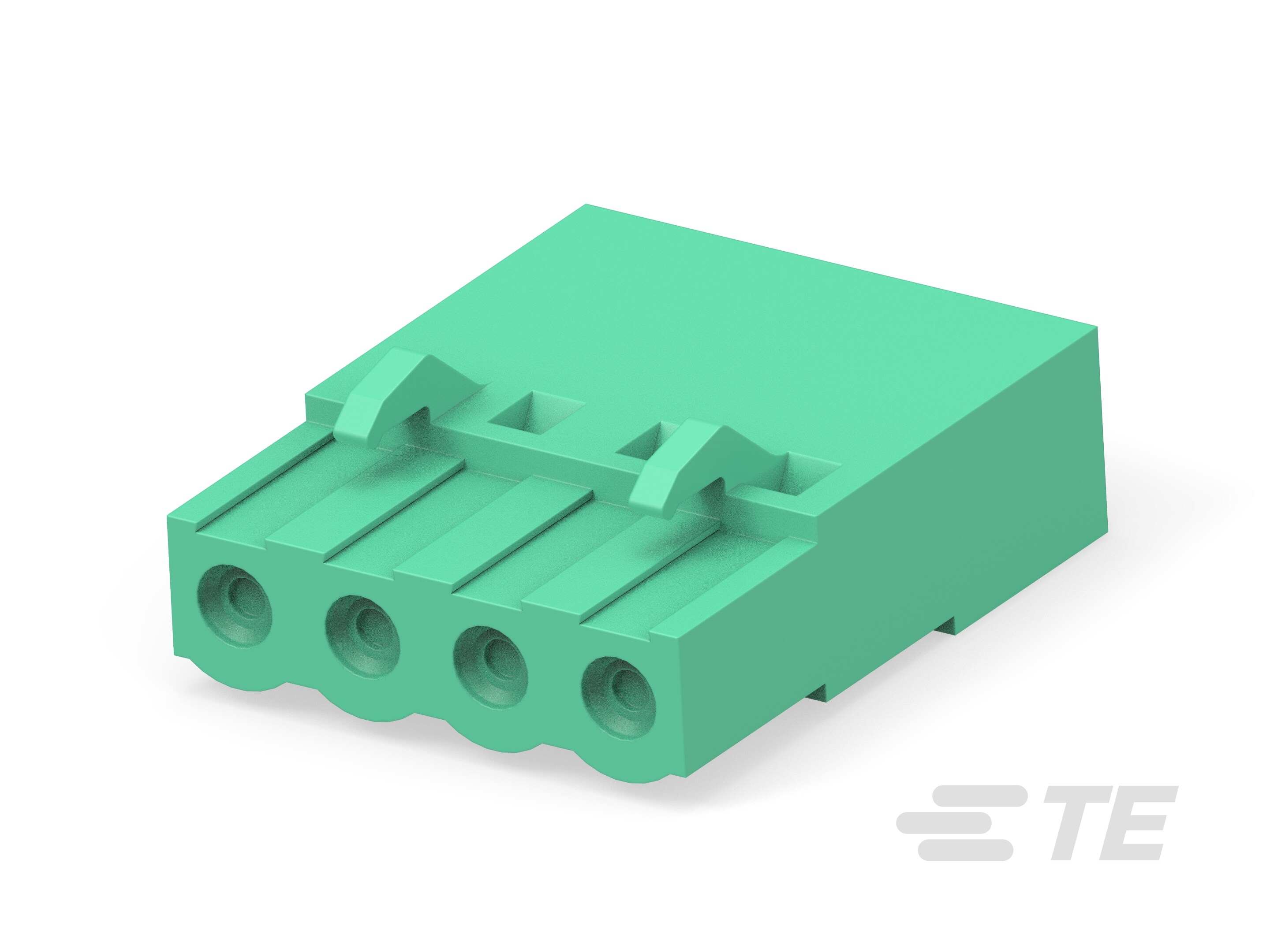Crimp Style housing, 5.08, Green, 4 posn-1986160-4
