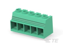 Power Connector, 15.0mm, Green, 5 posn-1986242-5