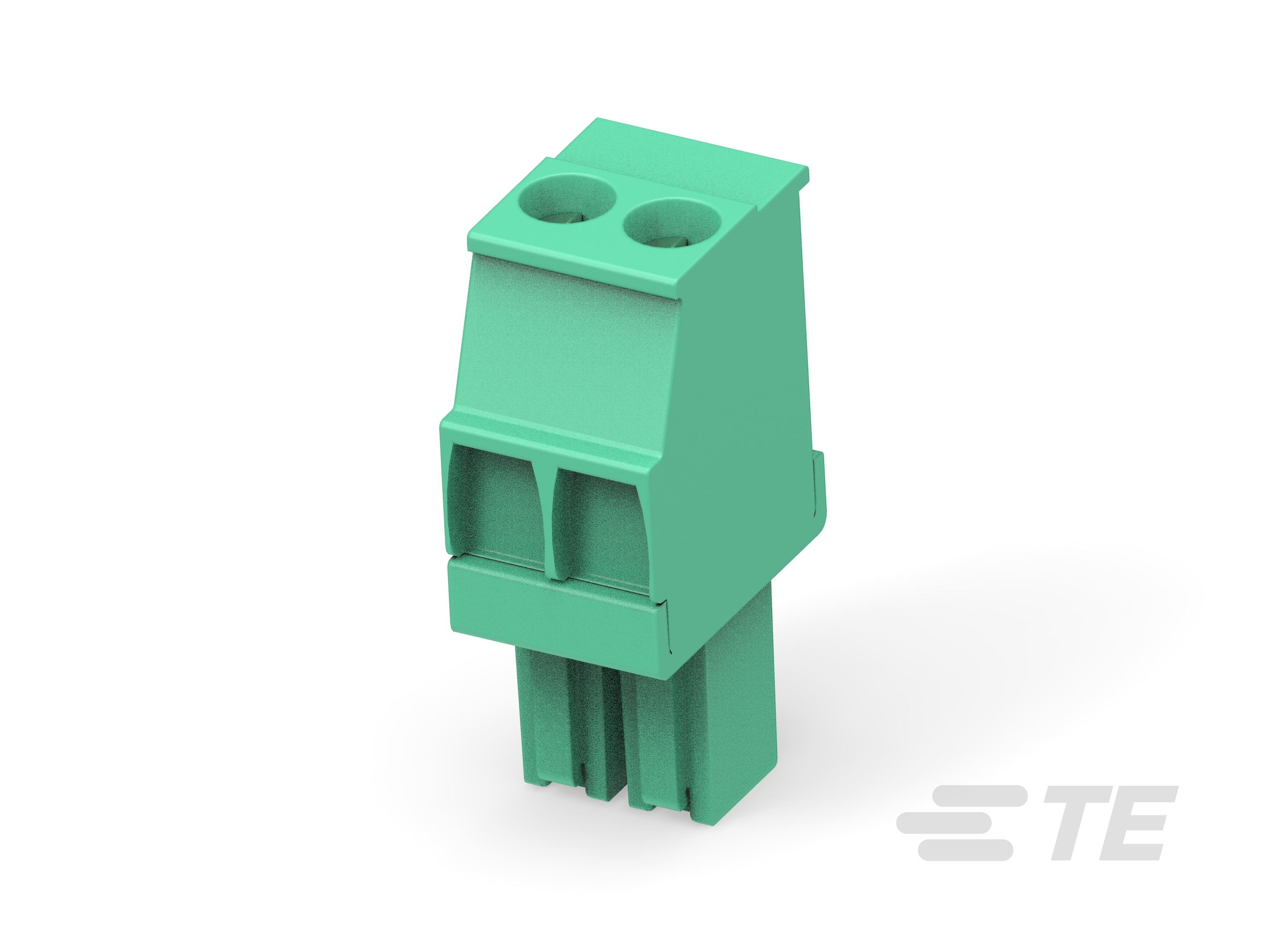 Str Plug, 3.5mm, Green, RH, 2-1986370-2