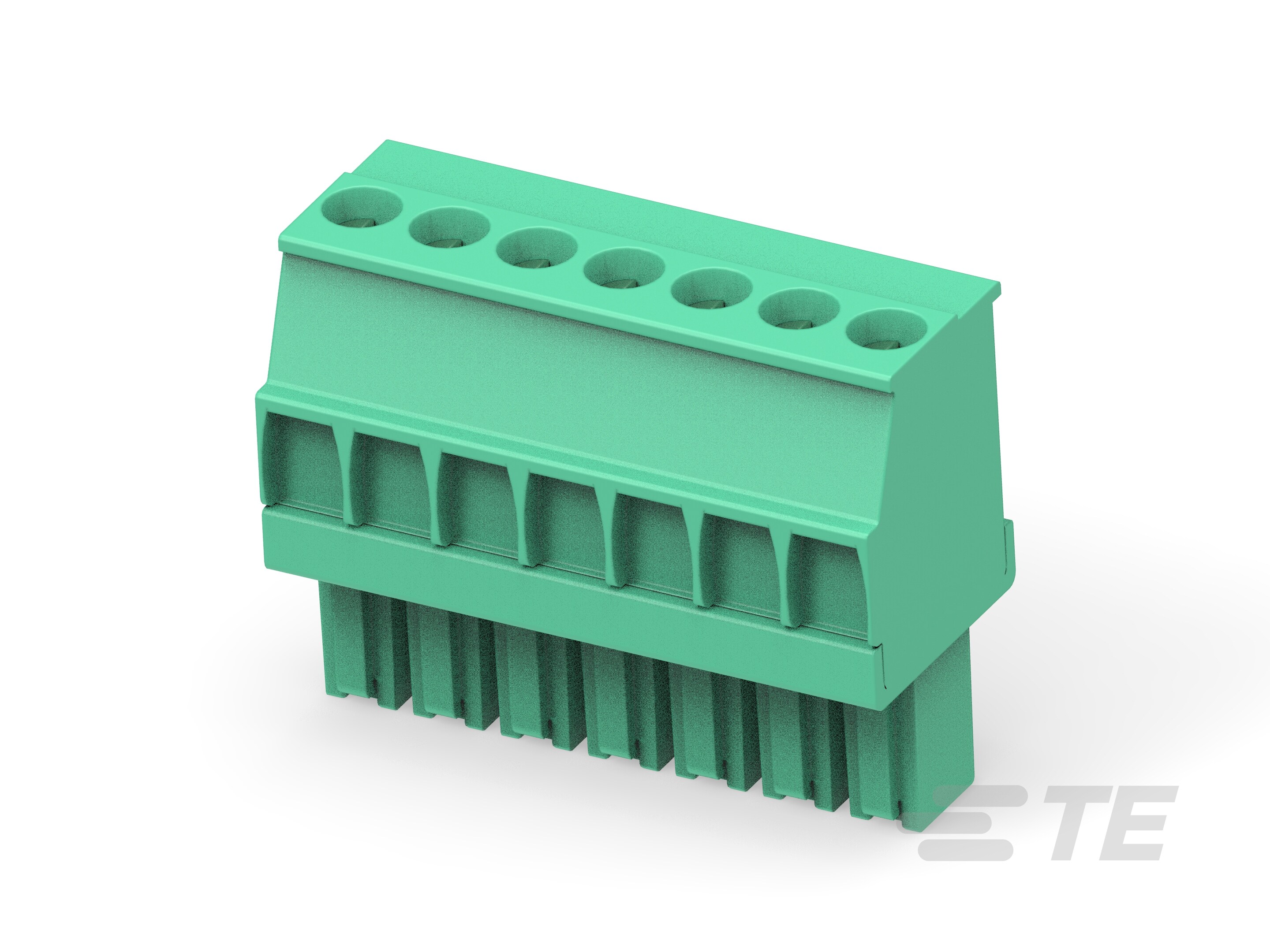 Str Plug, 3.5mm, Green, RH, 7-1986370-7