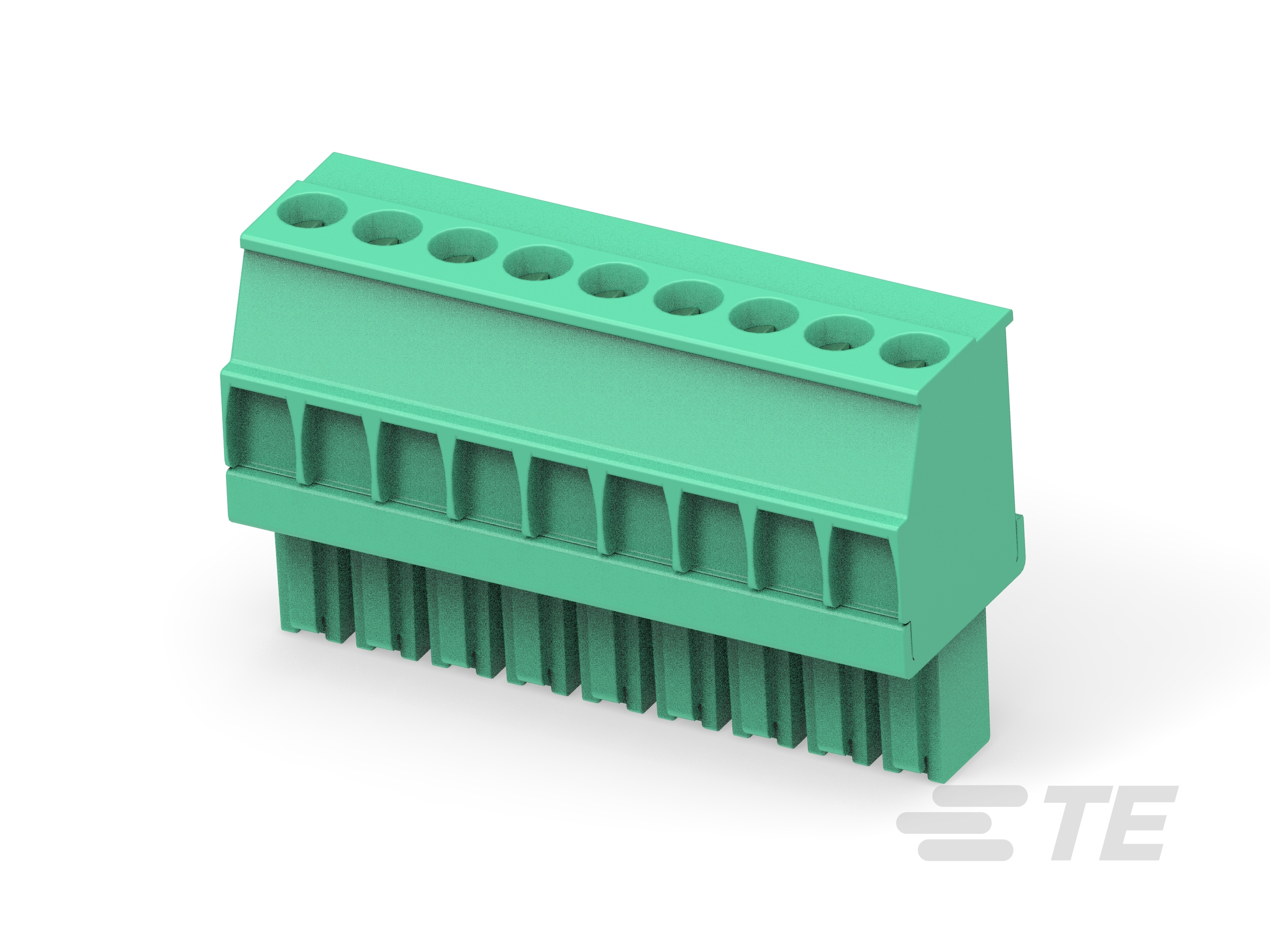 Str Plug, 3.5mm, Green, RH, 9-1986370-9
