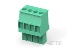 Str Plug, 3.5mm, Green, LH, 4-1986371-4