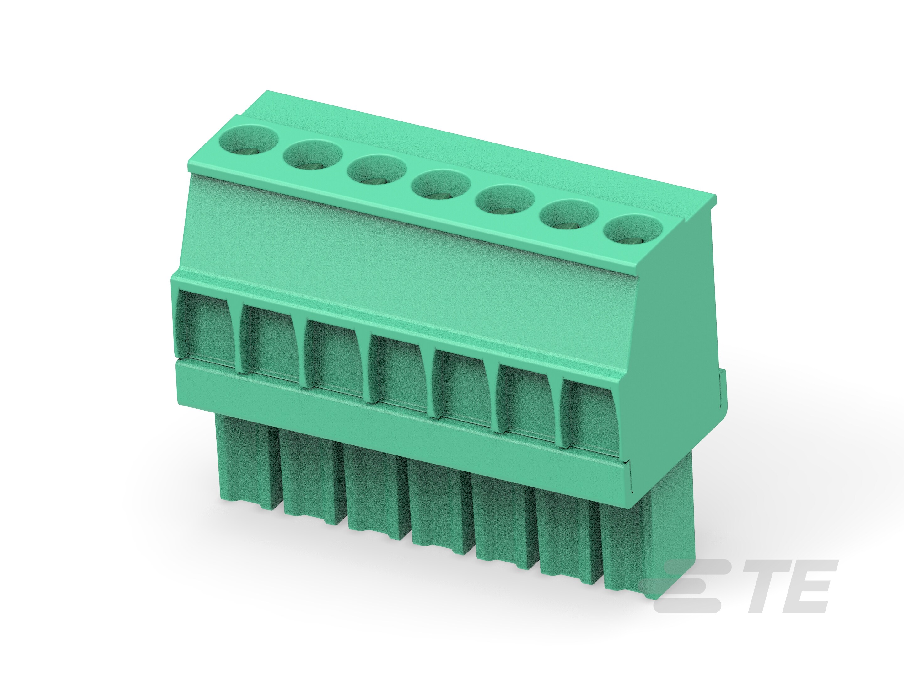 Str Plug, 3.5mm, Green, LH, 7-1986371-7
