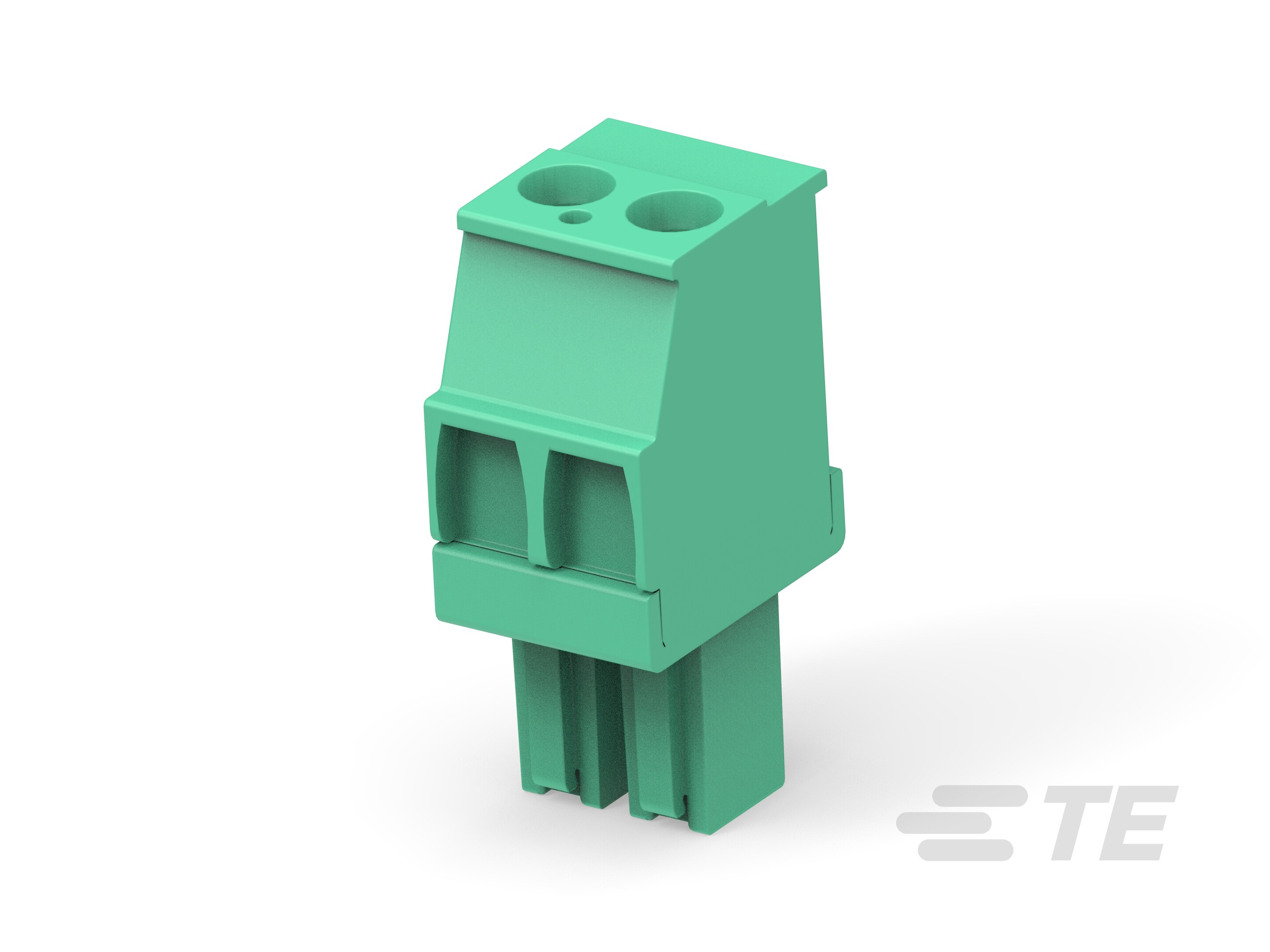 Str Plug, 3.81mm, Green, RH, 2-1986374-2