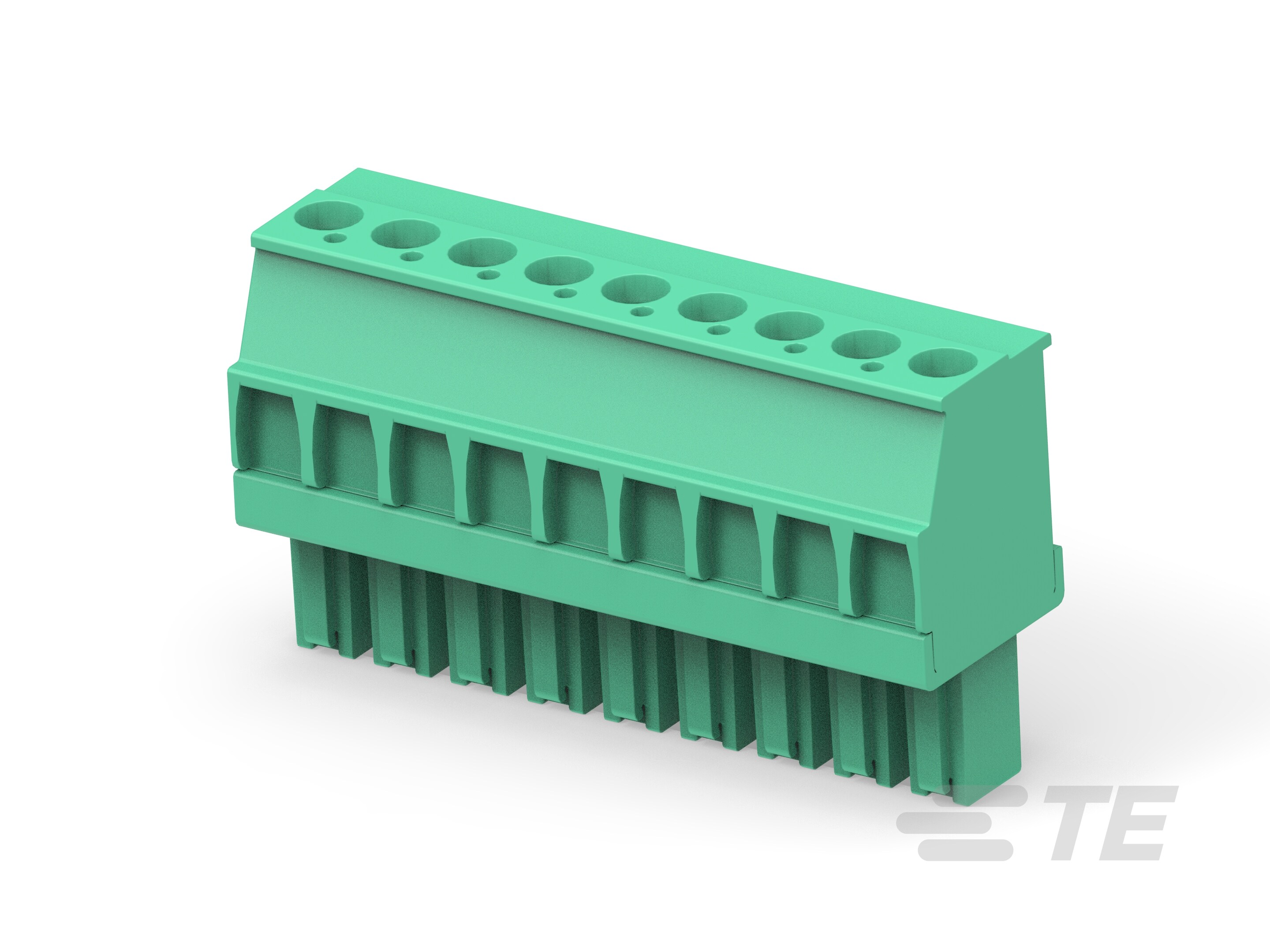 Str Plug, 3.81mm, Green, RH, 9-1986374-9