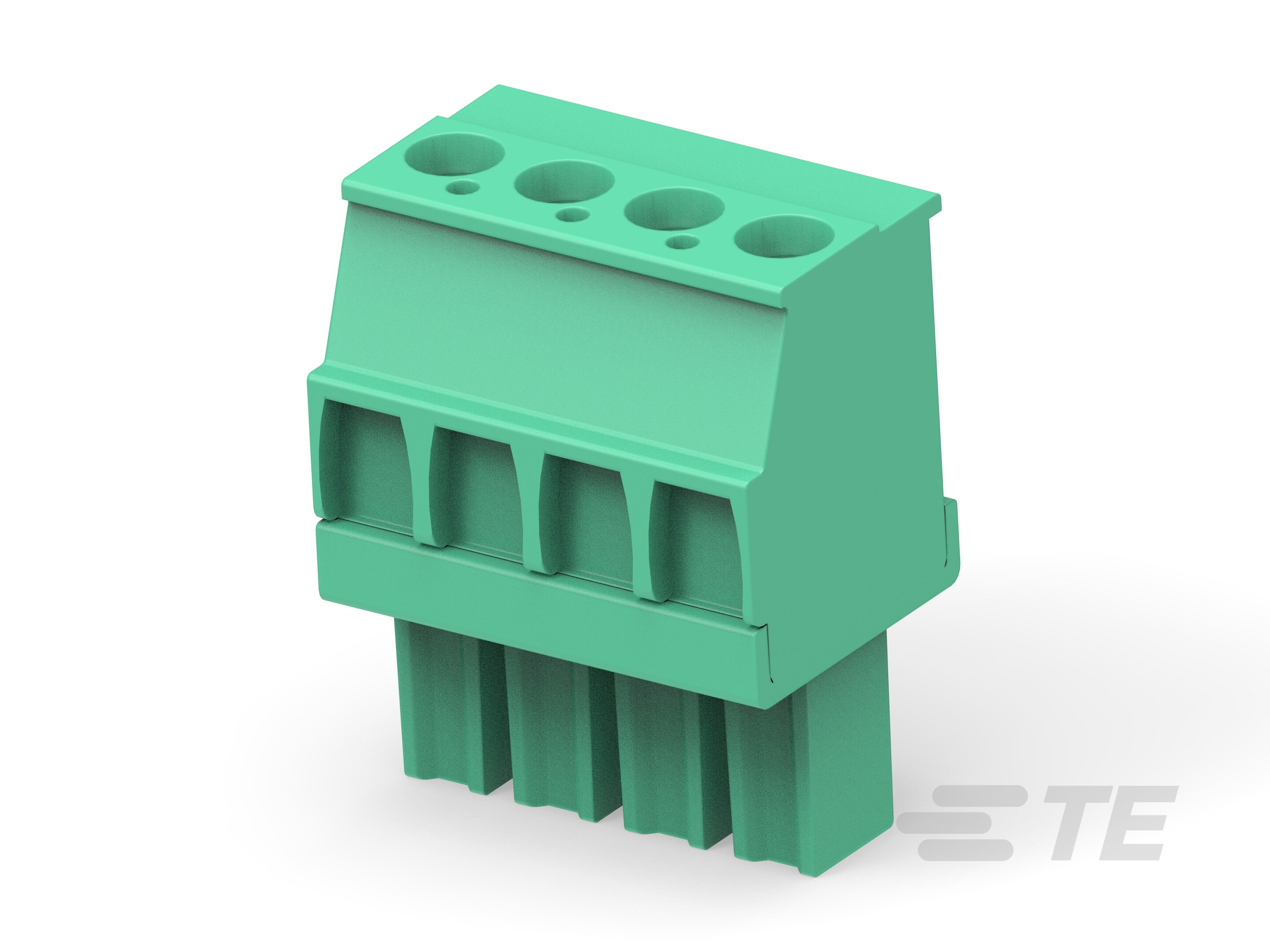 Str Plug, 3.81mm, Green, LH, 4-1986375-4
