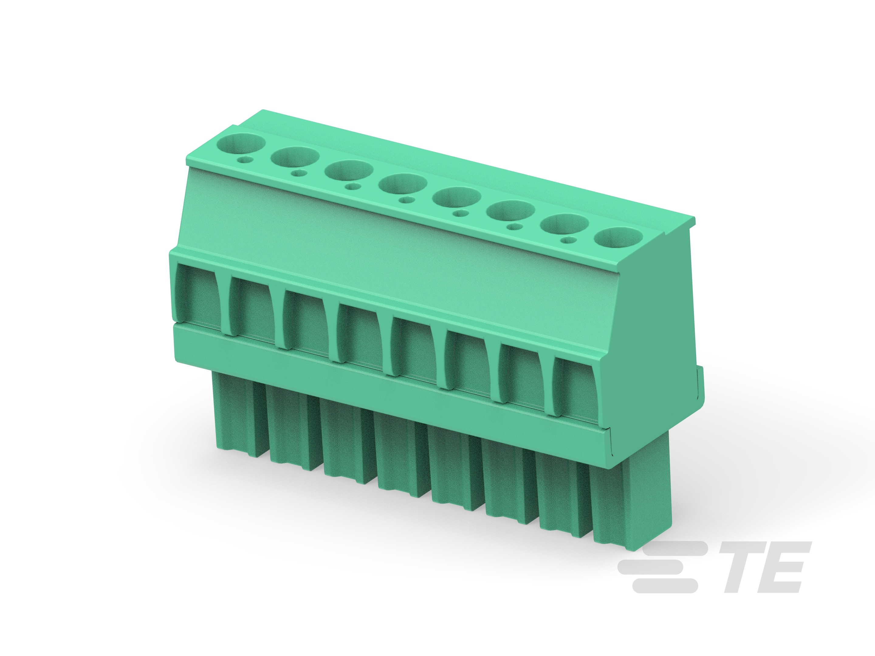 Str Plug, 3.81mm, Green, LH, 8-1986375-8