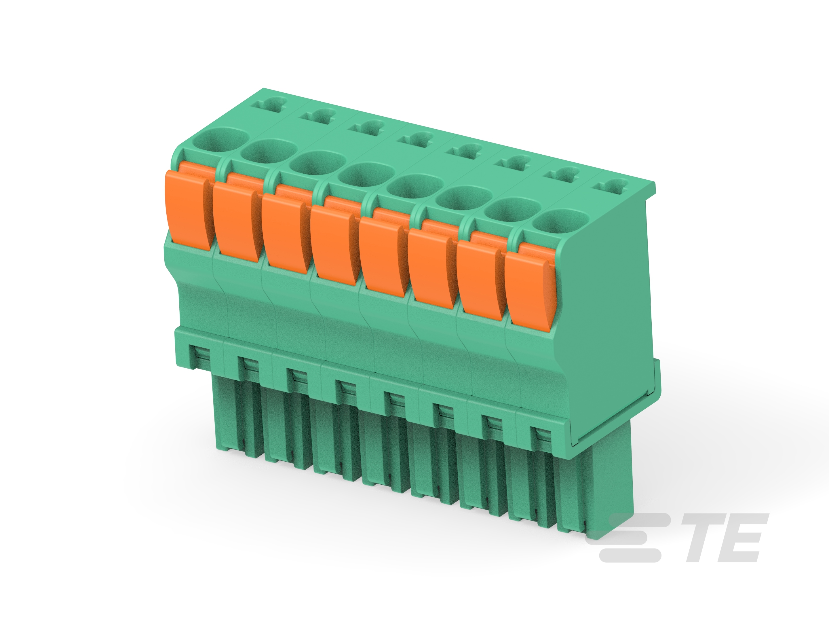 STR PLUG SPRING TYPE RH 8P, 3.50mm-1986692-8