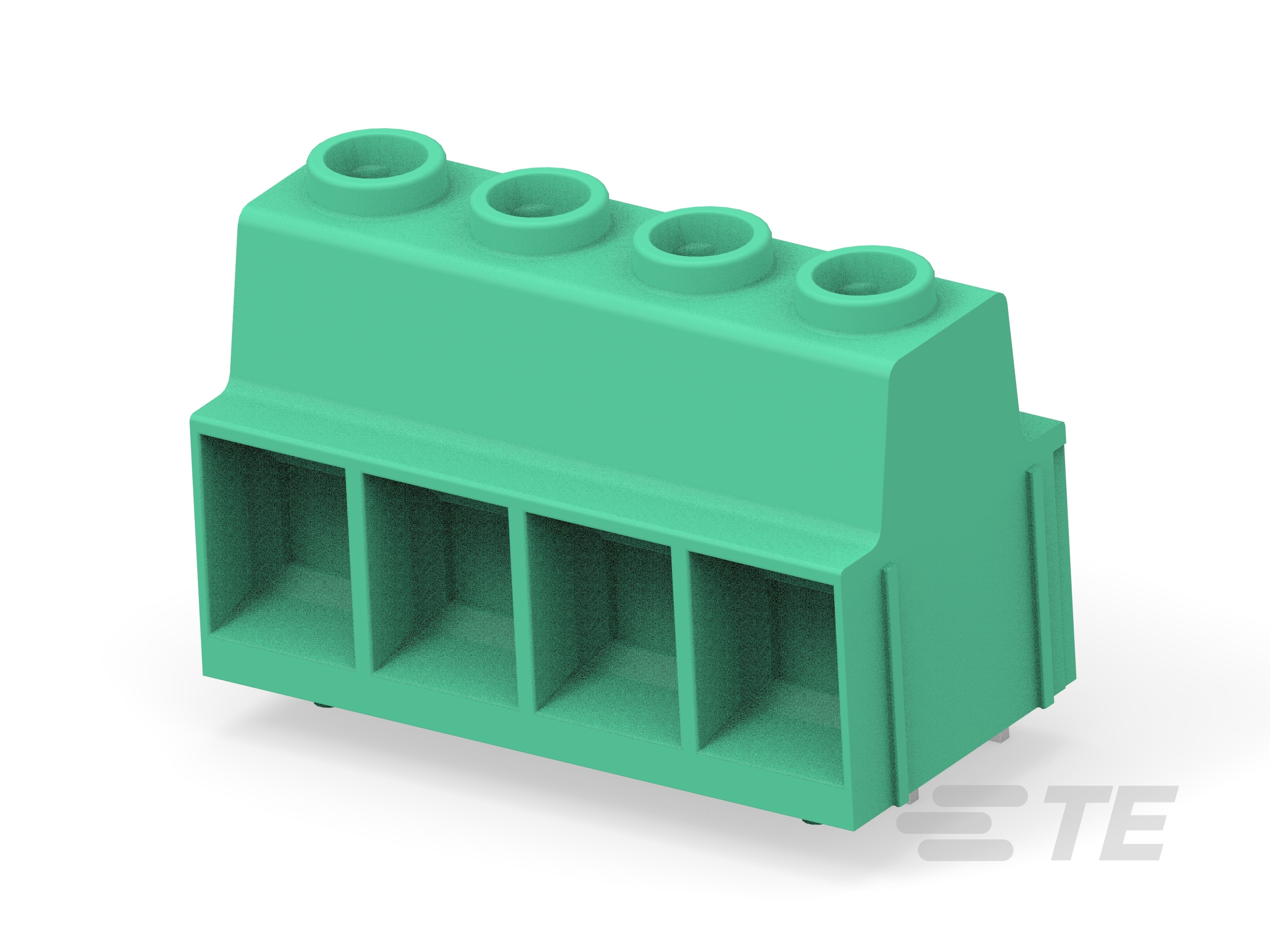 PWR TB 2PIN 4P,15.00 PCB W/PEG-1986714-4