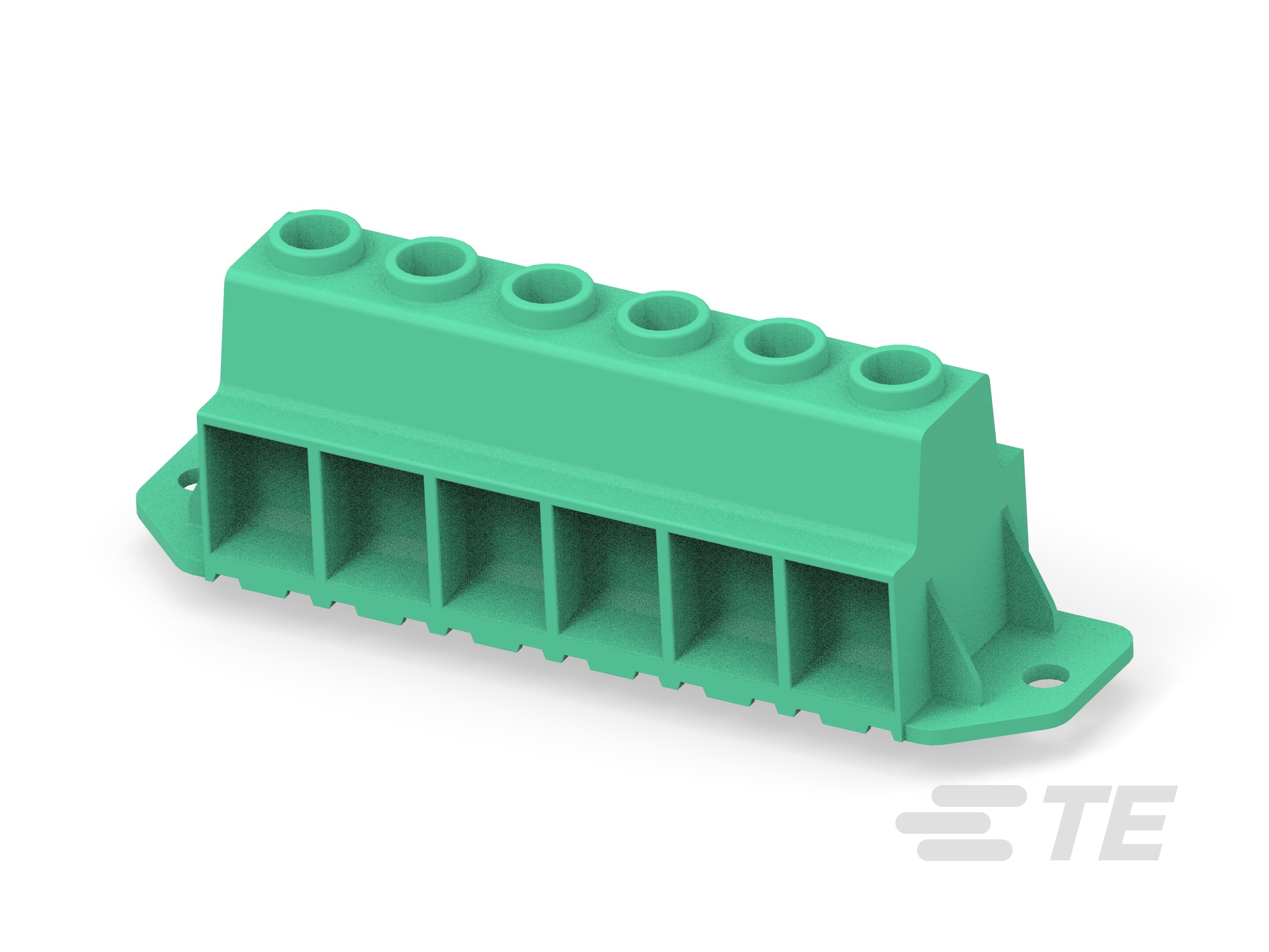 PWR TB 2PIN 6P,15.00 PCB-FLANGE-1986715-6