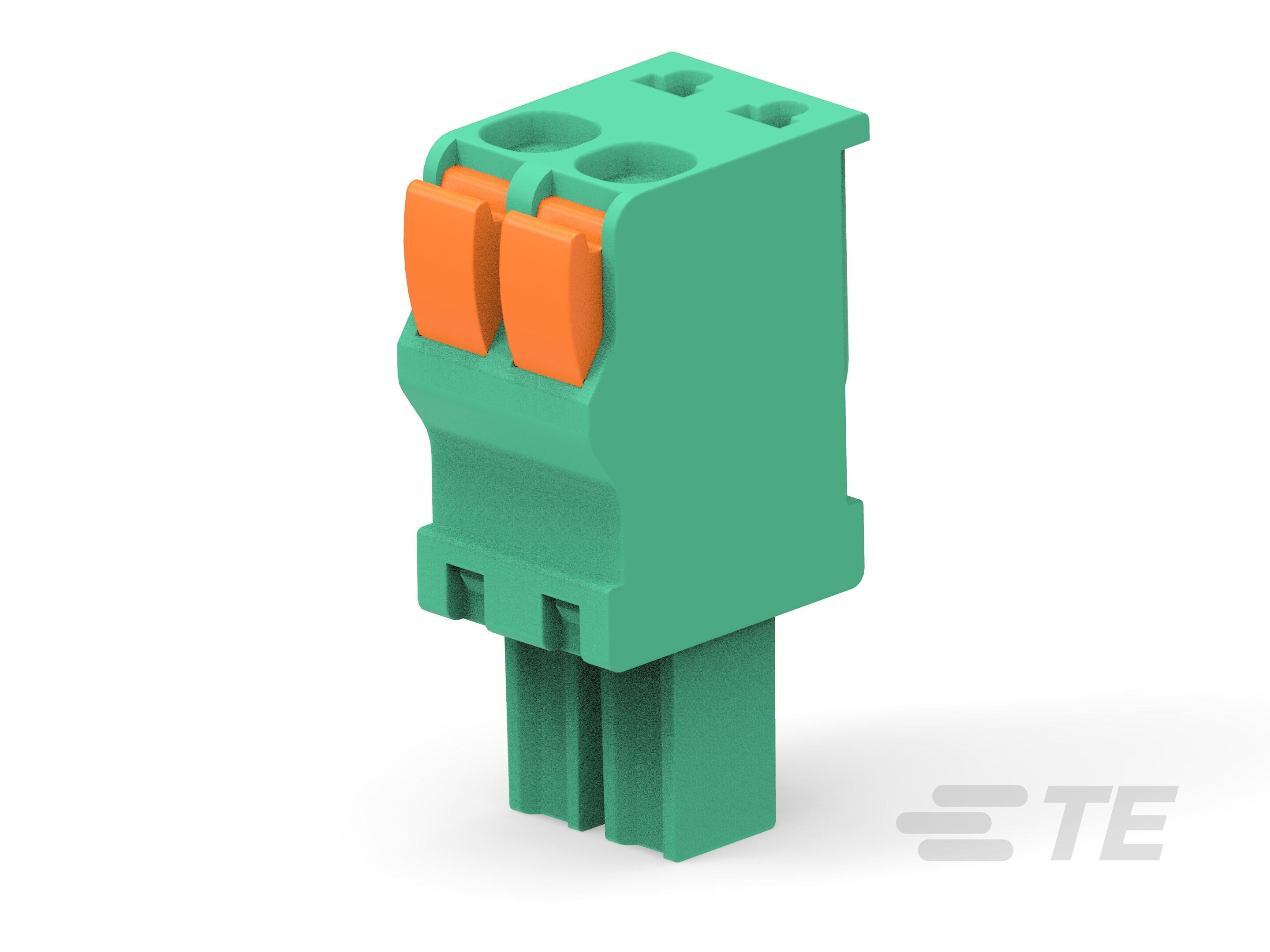 STR PLUG SPRING TYPE LH 2P, 3.81mm-1986722-2