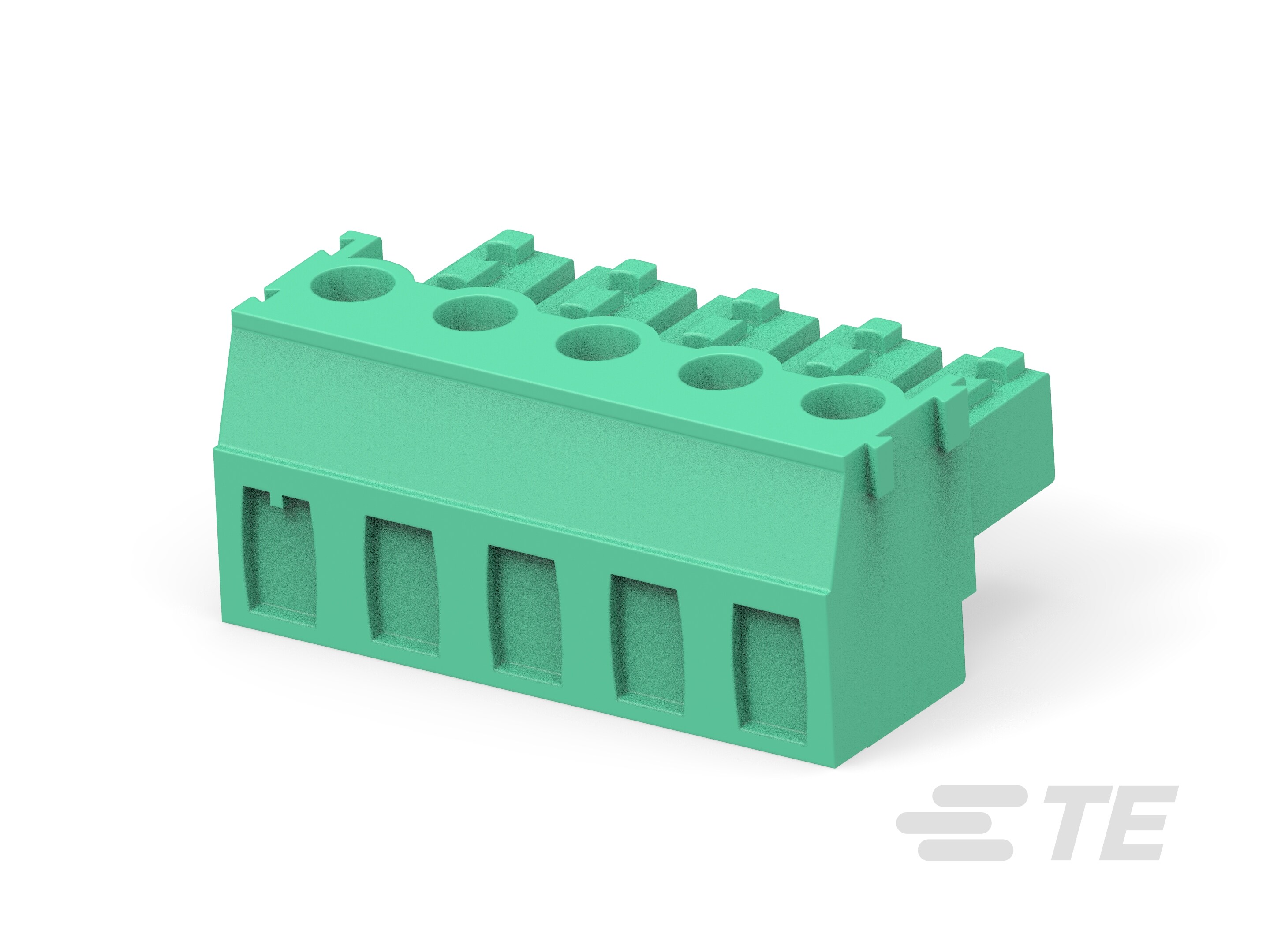 TERMI-BLOCK PLUG 5MM MODULAR 5 POS-1986909-5