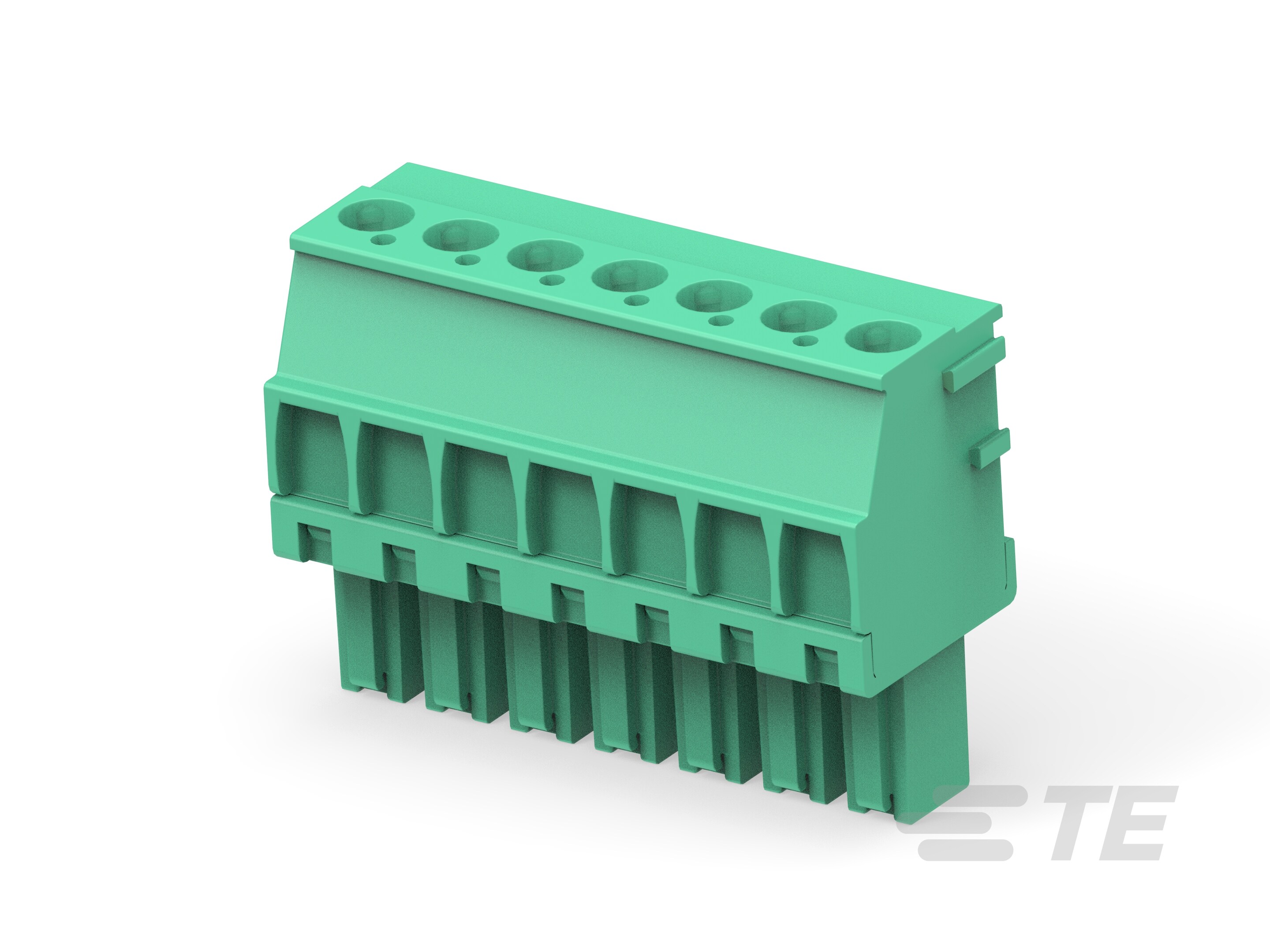 TERMI-BLOCK RH PLUG 3.81MM MODULAR 7 POS-1986919-7