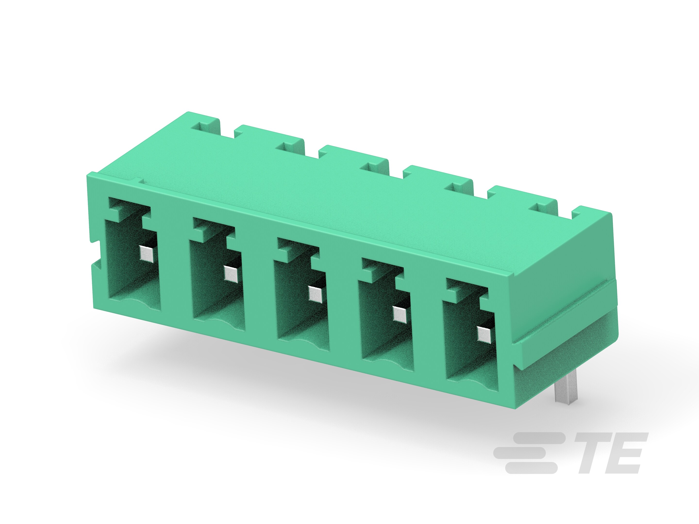 TERMI-BLOK HDR 90DEG 5MM MODULAR 5 POS-1986931-5