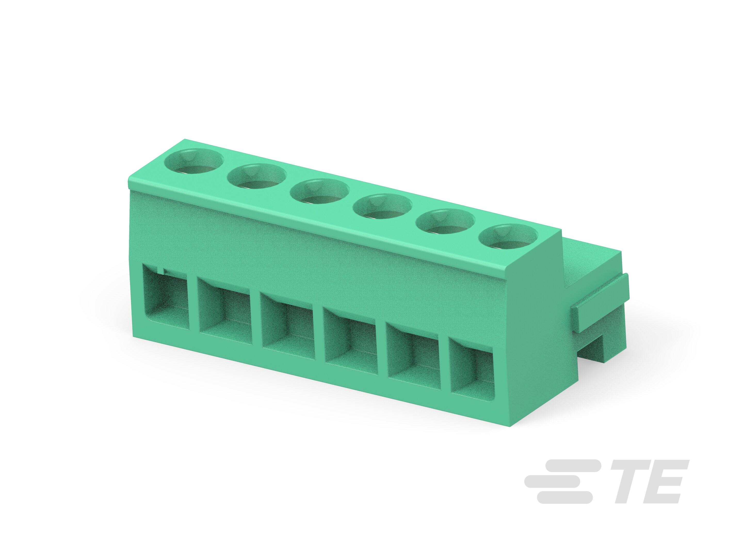 TERMI-BLOK PLUG STR 5MM MODULAR 6 POS-1986943-6