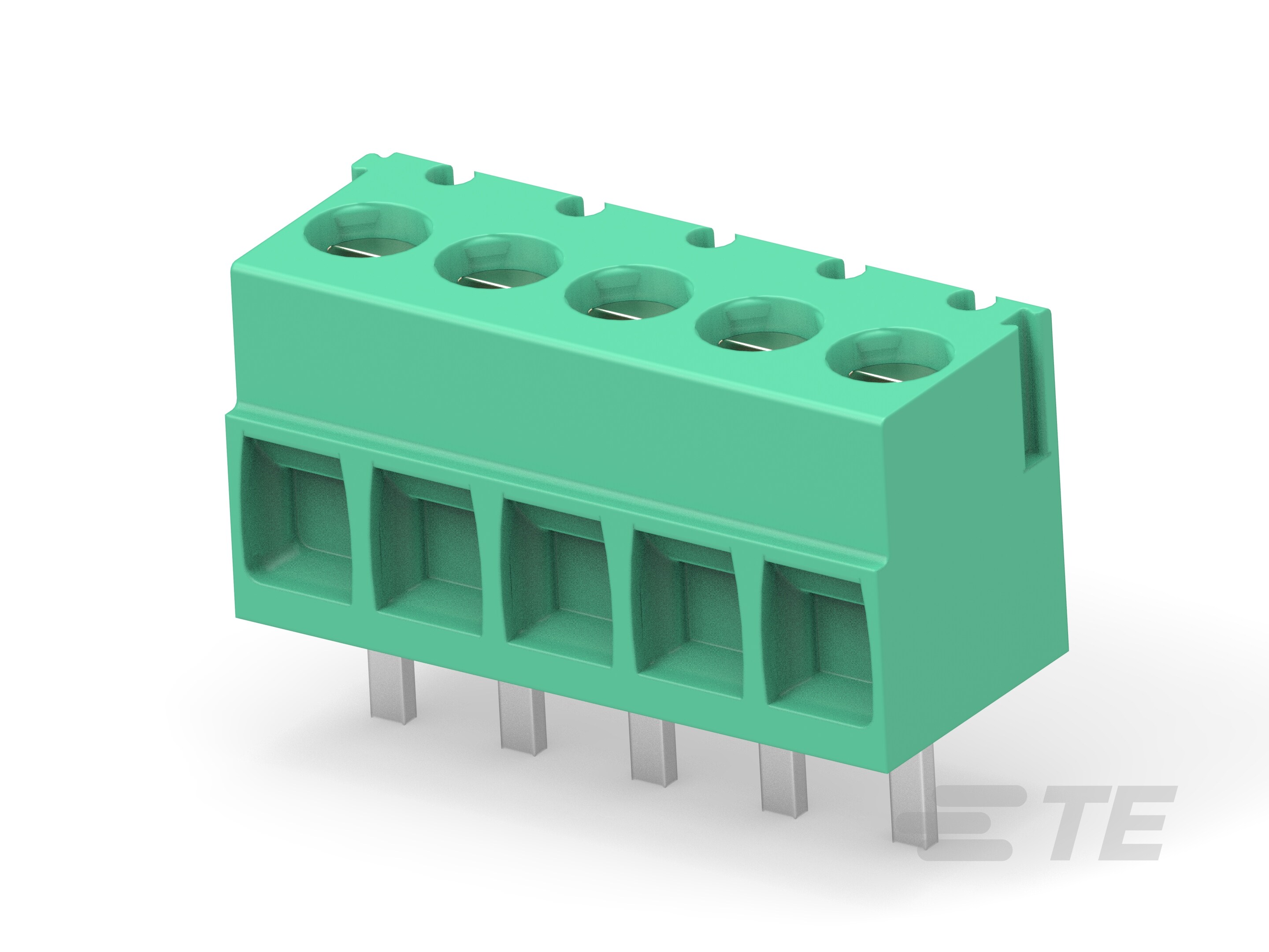 STRAIGHT SIDE ENTRY 3.5MM MODULAR 5 POS-1986974-5