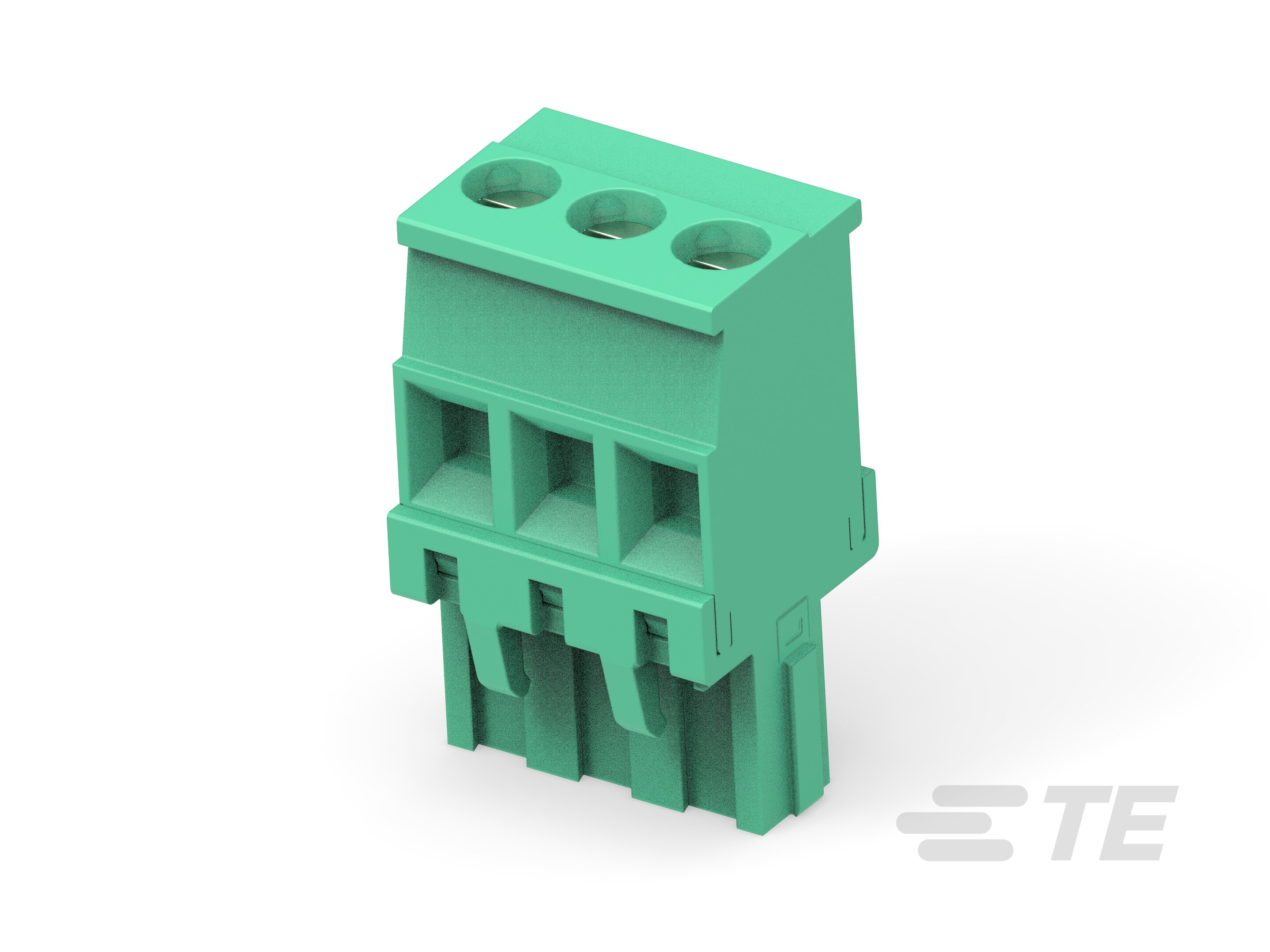 EUROSTYLE 3 POS VERT PLUG RH MODULAR 5MM-1986976-3