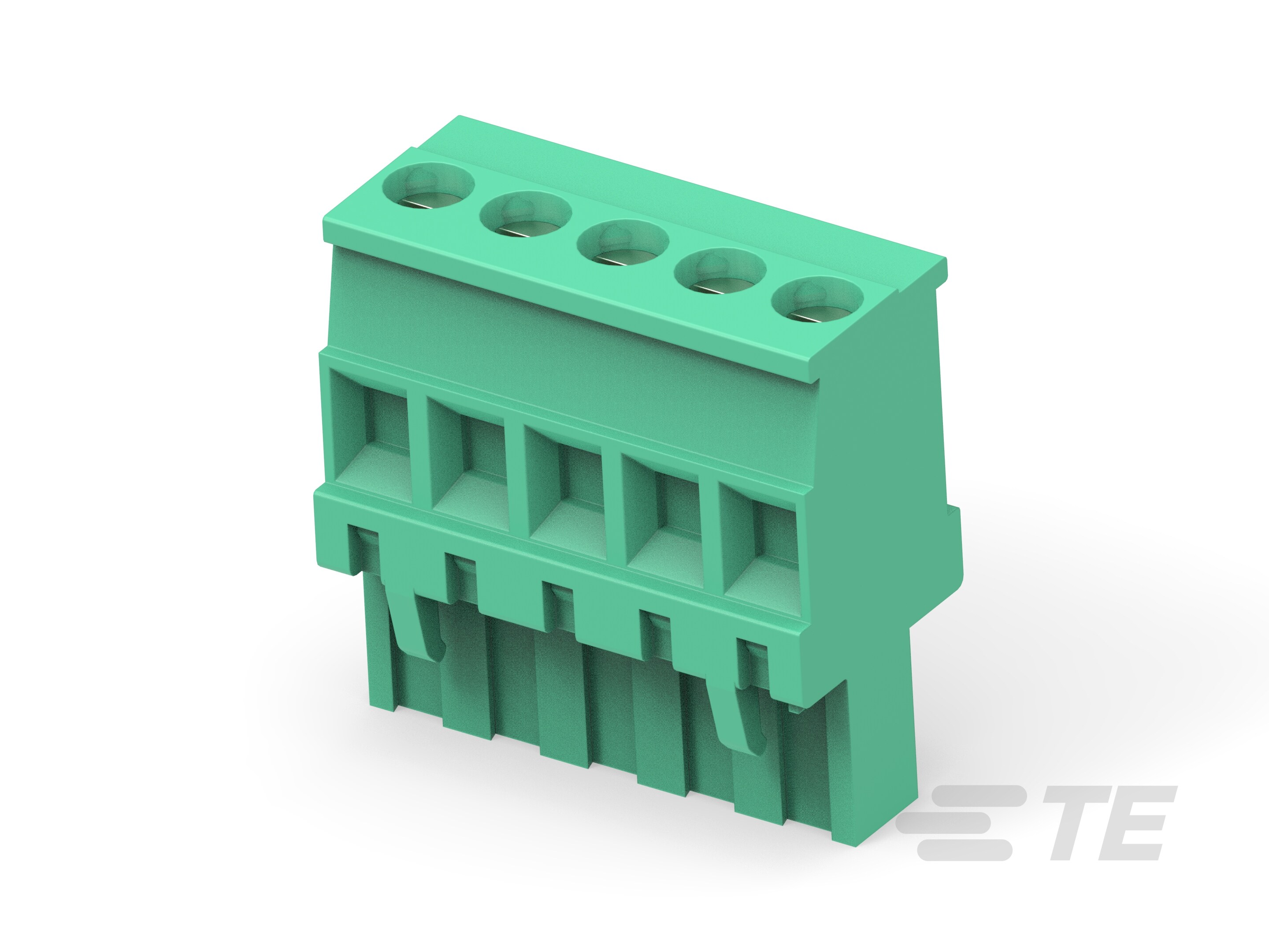 EUROSTYLE 5 POS VERT PLUG RH MODULAR 5MM-1986976-5