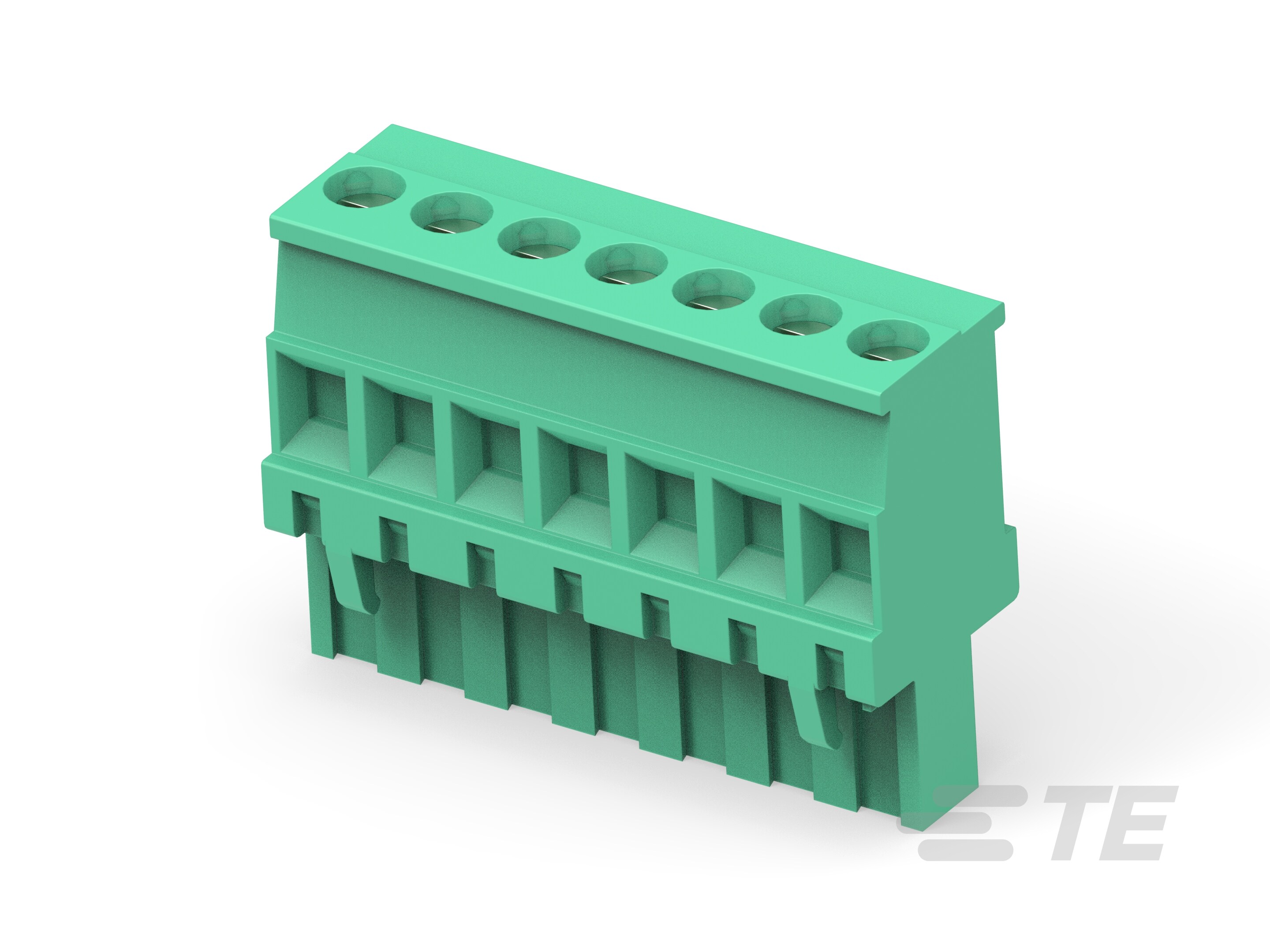 EUROSTYLE 7 POS VERT PLUG RH MODULAR 5MM-1986976-7