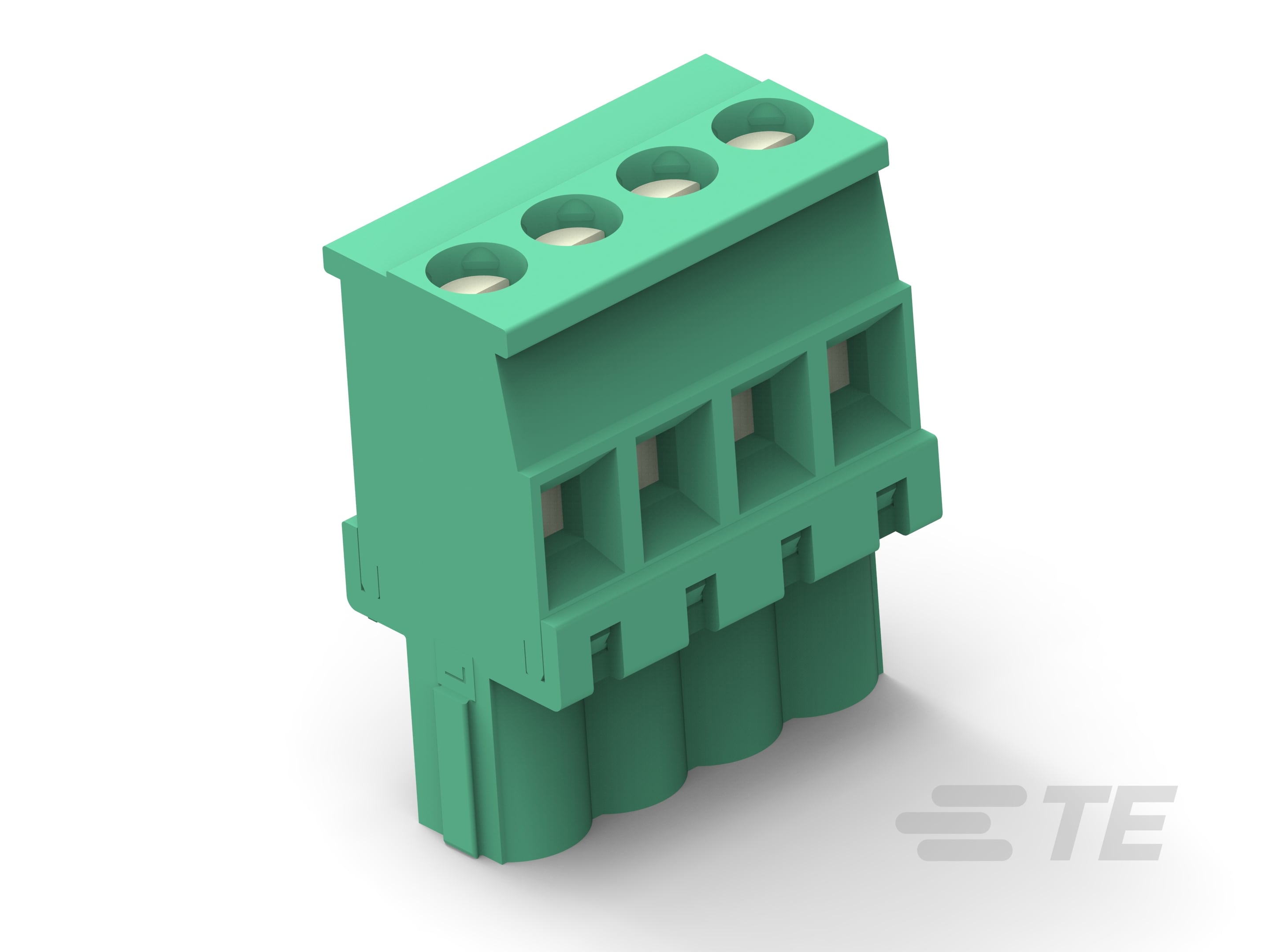 EUROSTYLE 6 POS VERT PLUG LH MODULAR 5MM-1986978-6
