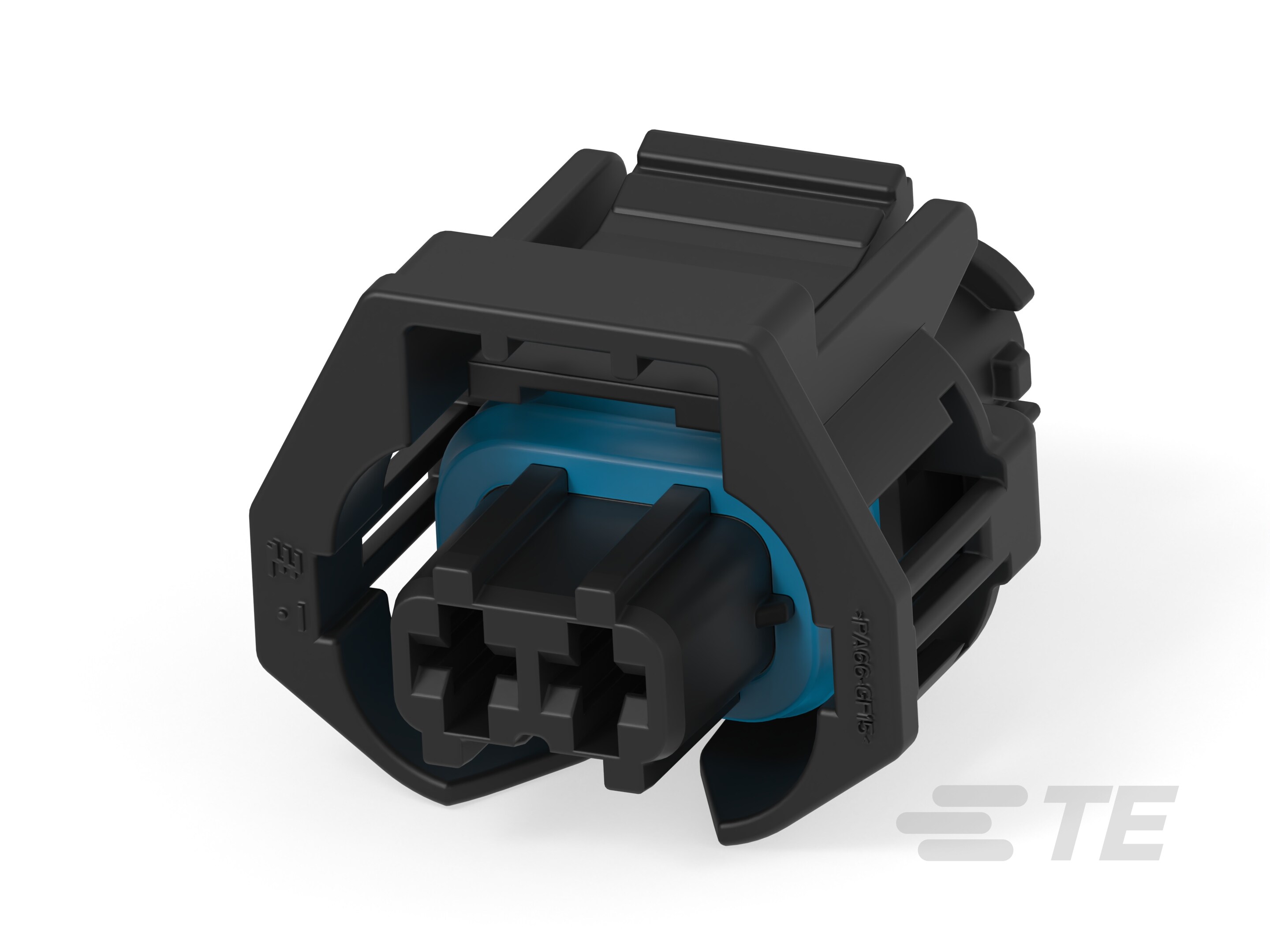 JPT SLD 2P PLUG ASSY-1S BLK-2005388-6