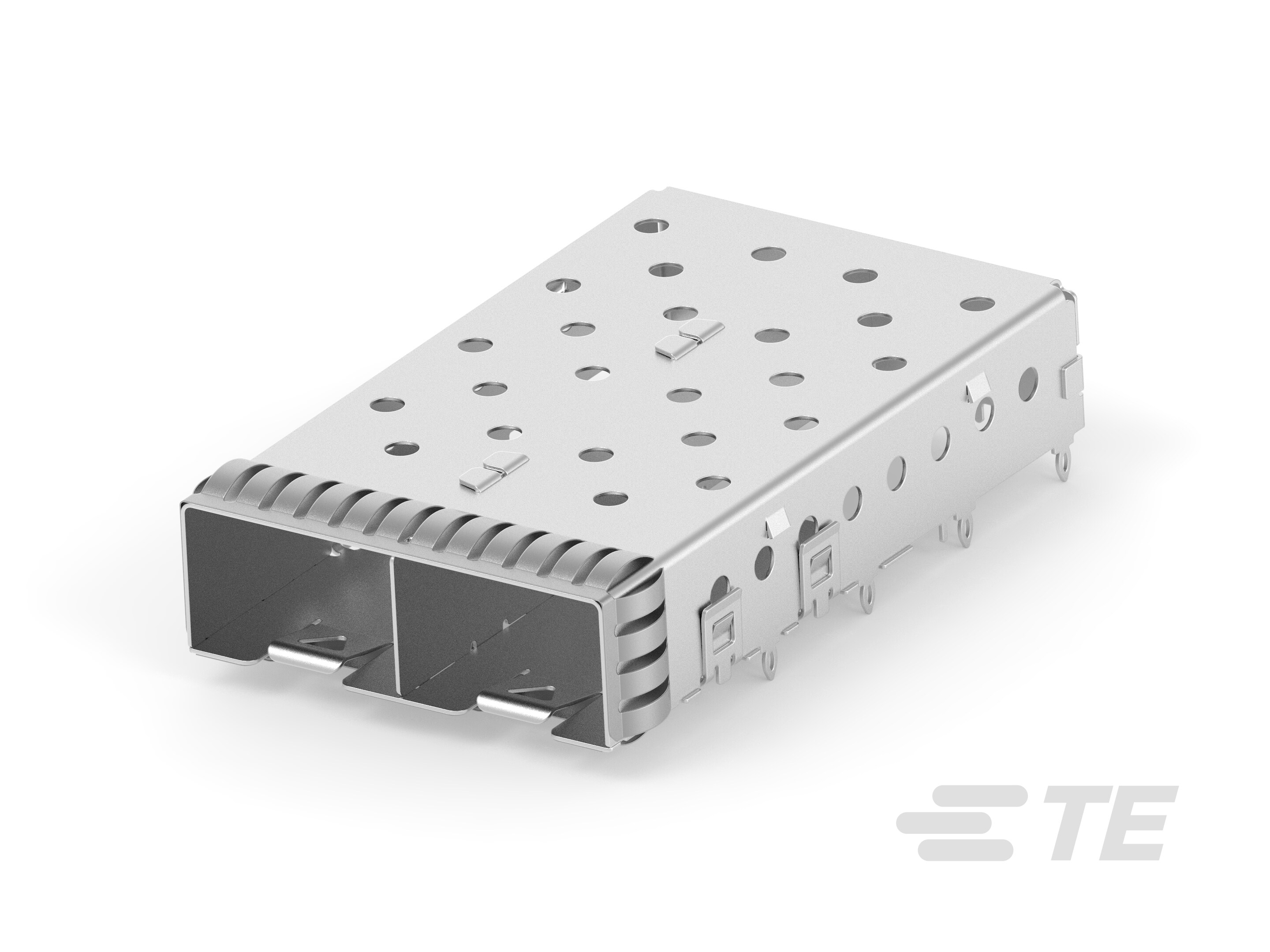 SFP+ 1x2 Cage Assembly-2007263-3
