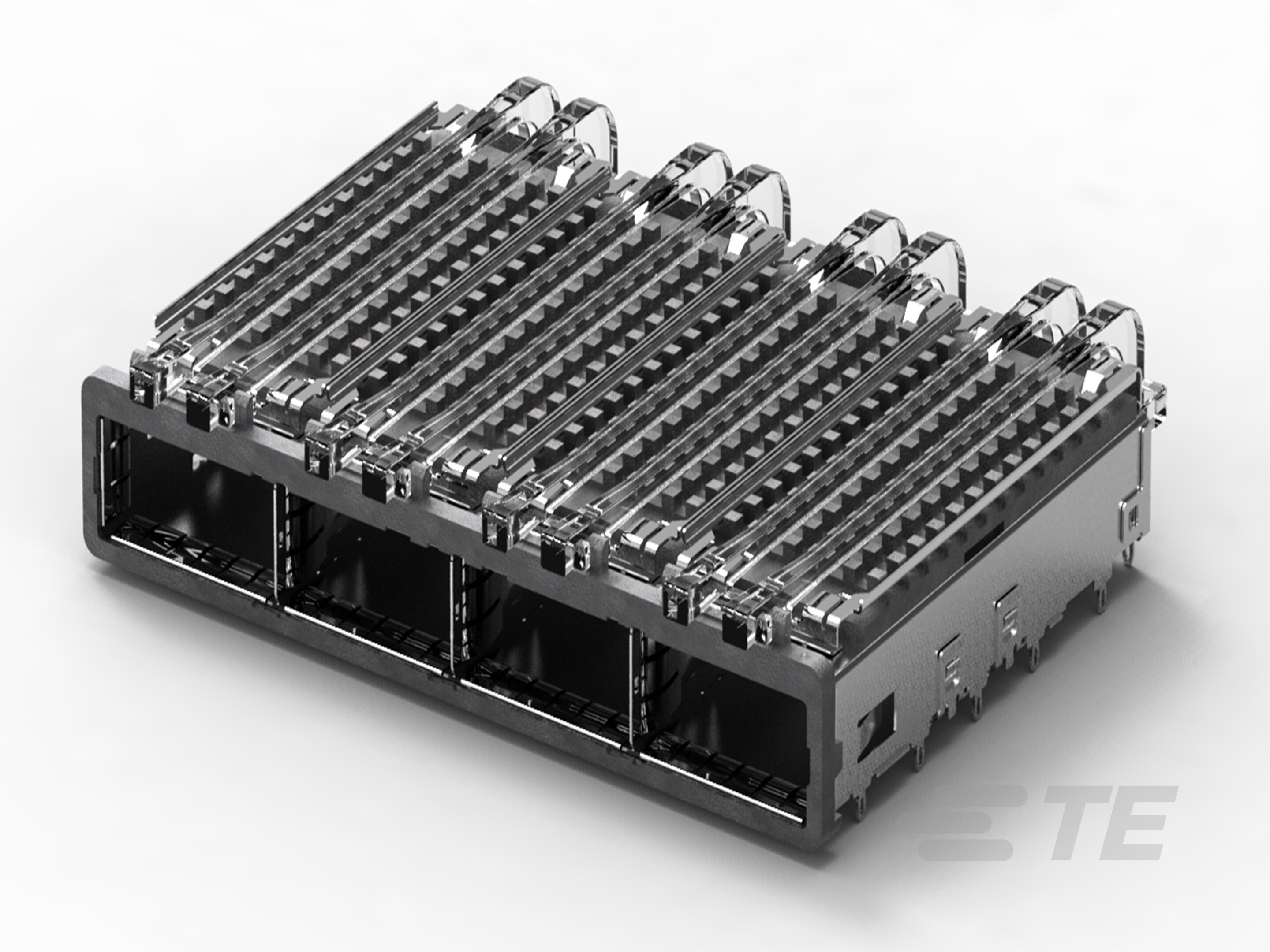 1x4 QSFP Kit Assy Sqr LP, SAN Htsnk-2007626-1