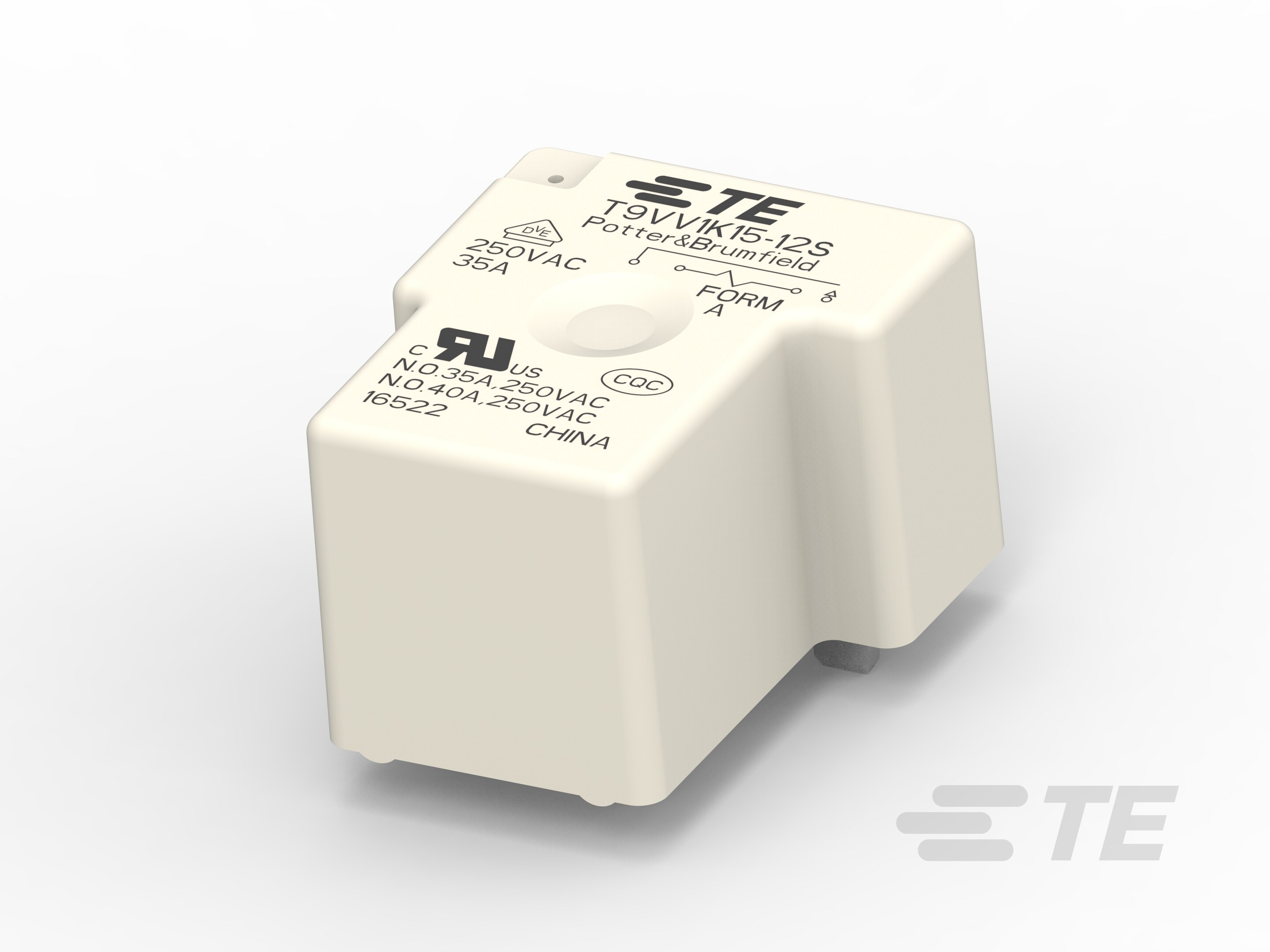 T9VV1K15-12S : Potter & Brumfield Electromechanical Relays | TE Connectivity