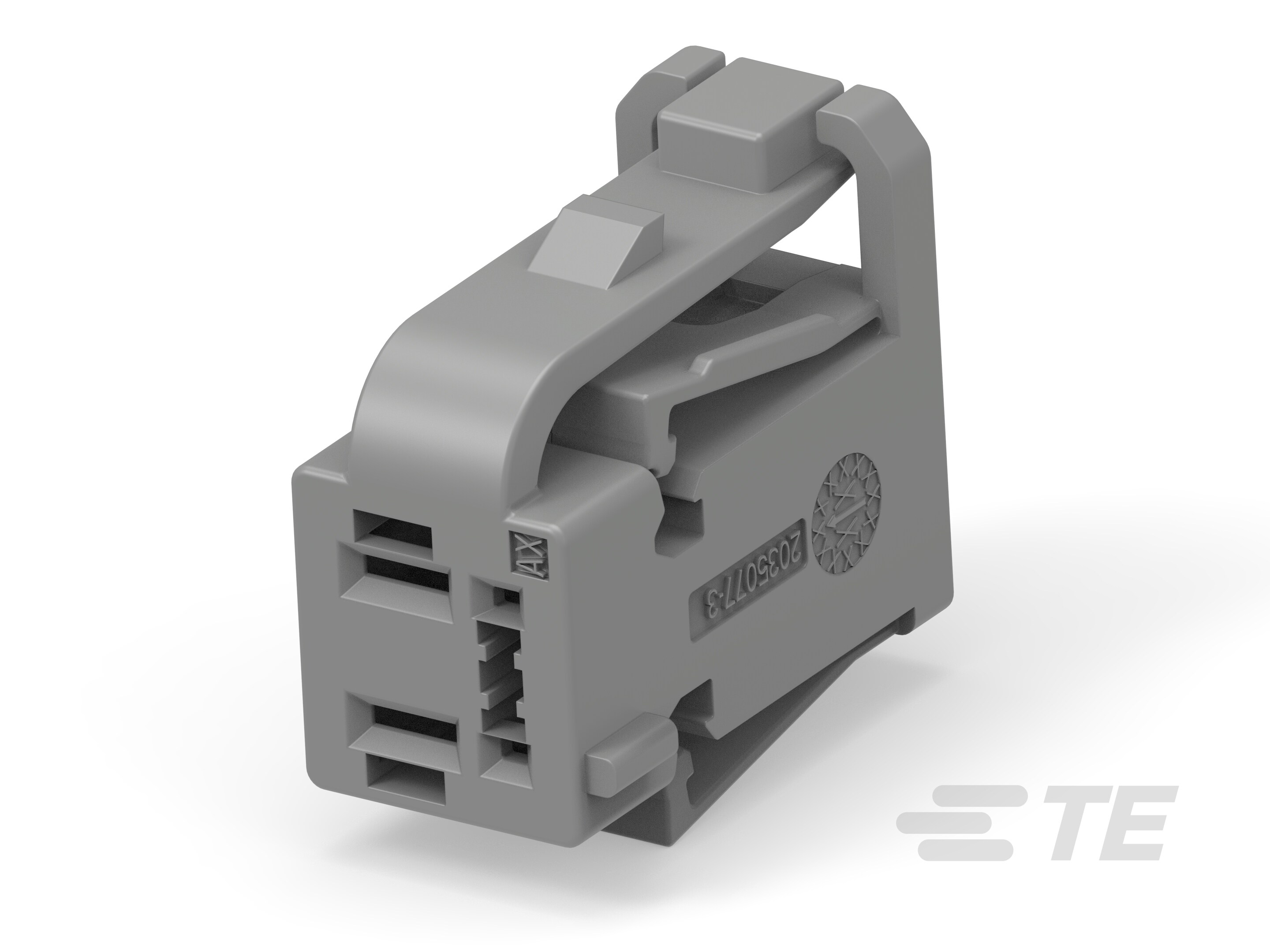 PLUG HSG, 4 POSN HYBRID 0.64/2-2035077-3