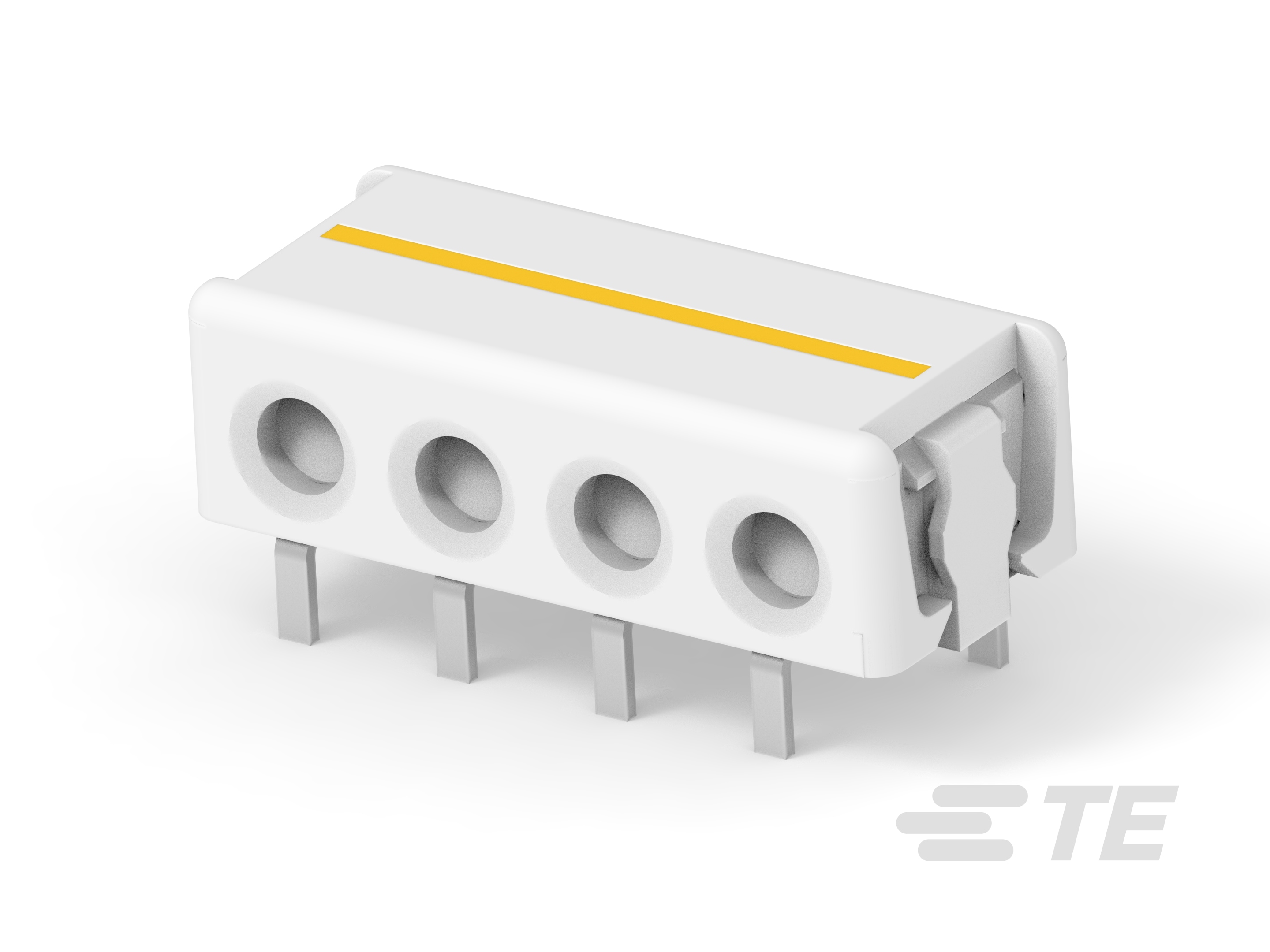 Connector, Thru Hole-IDC, 4 pos, 18AWG-2106751-4